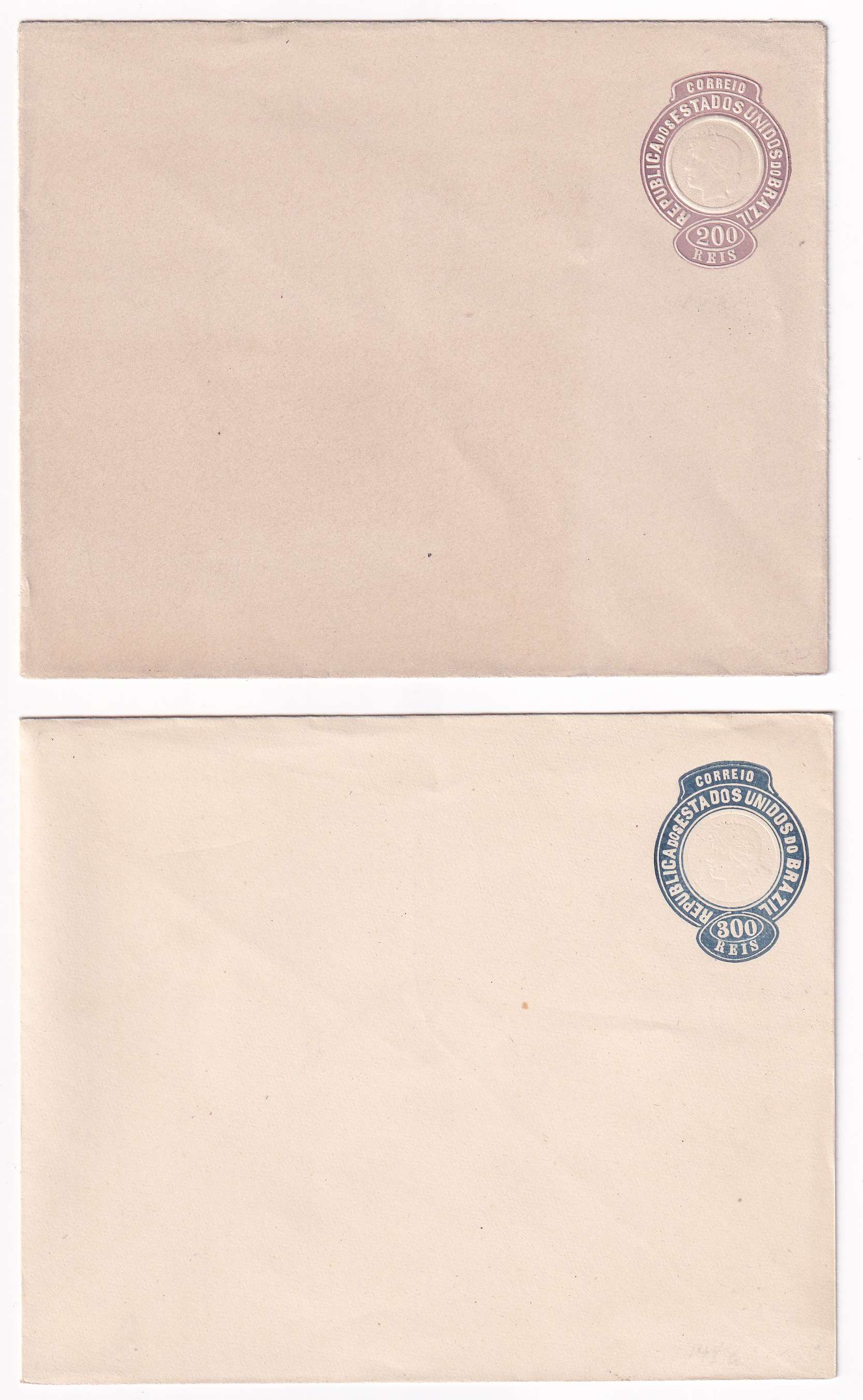 Brazil 1889 — envelopes