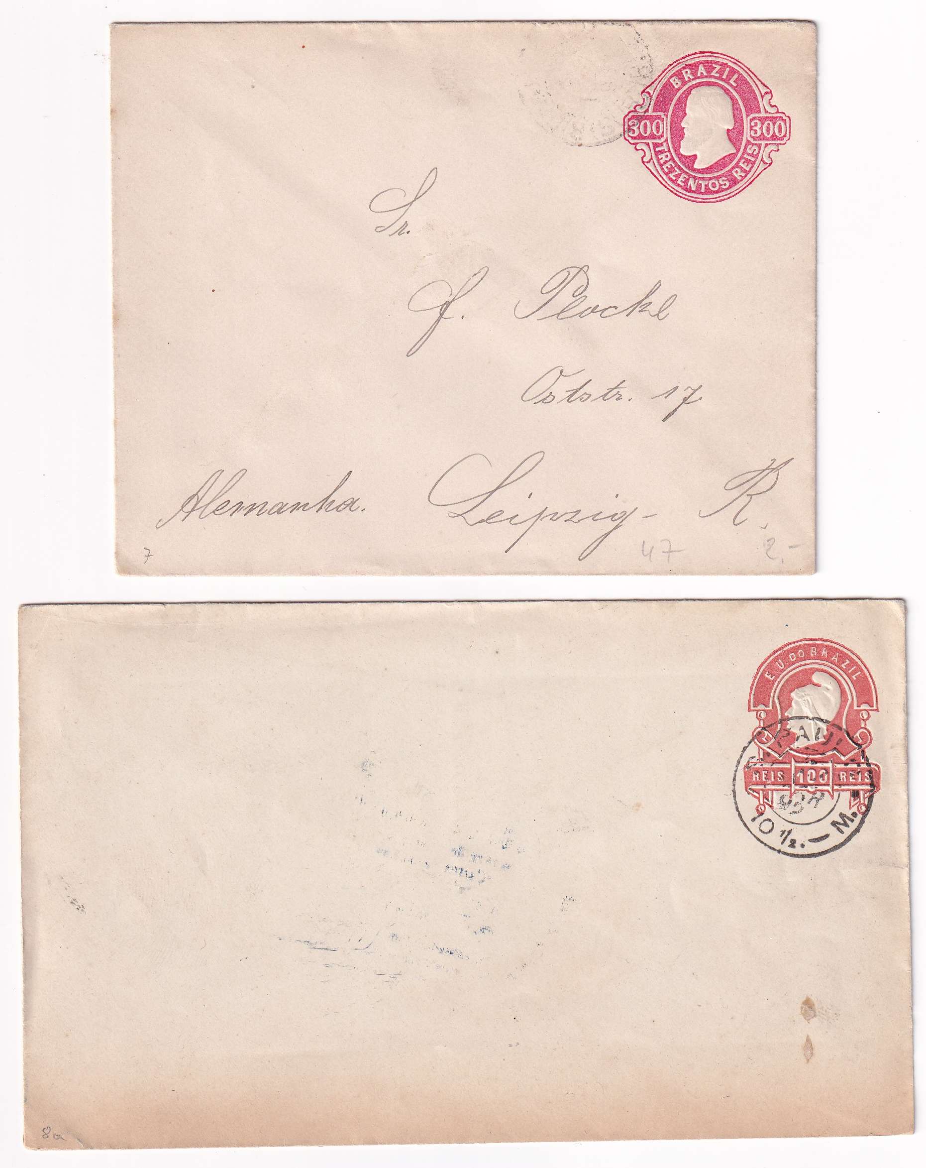 Brazil 1889 — Envelopes