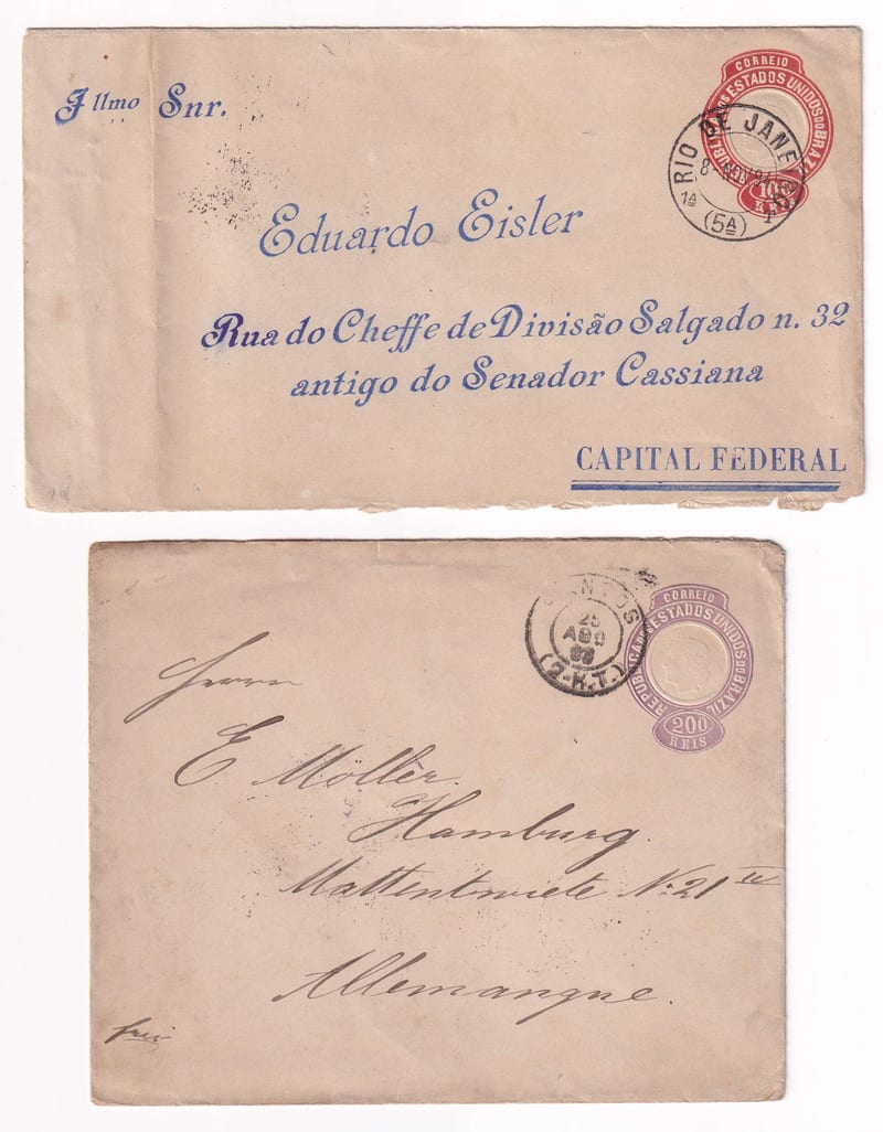 Brazil 1894 — Envelopes