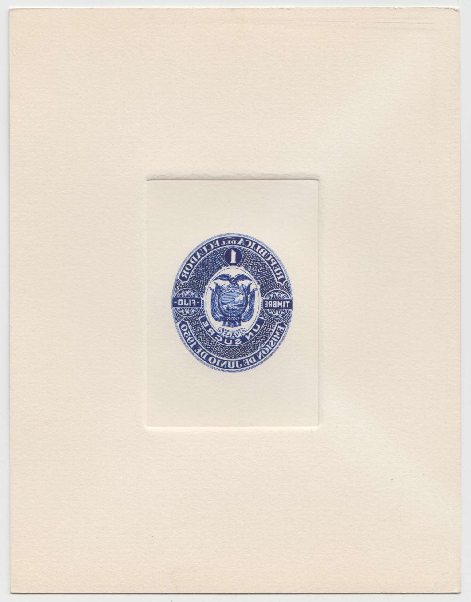 Ecuador 1950 — Revenues Timbre Fijo