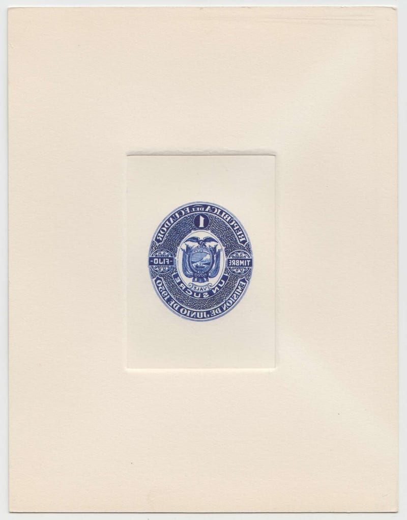 Ecuador 1950 — Revenues Timbre Fijo