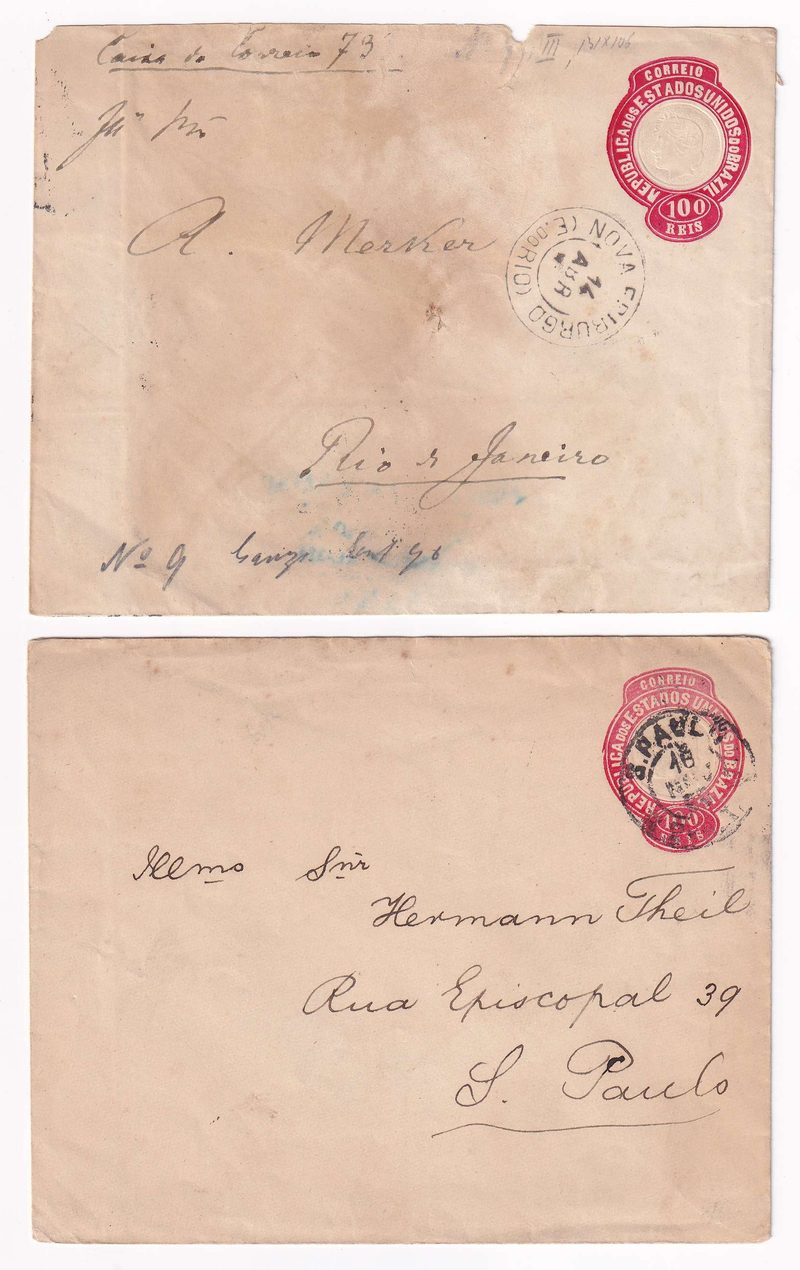 Brazil 1895 — Envelopes