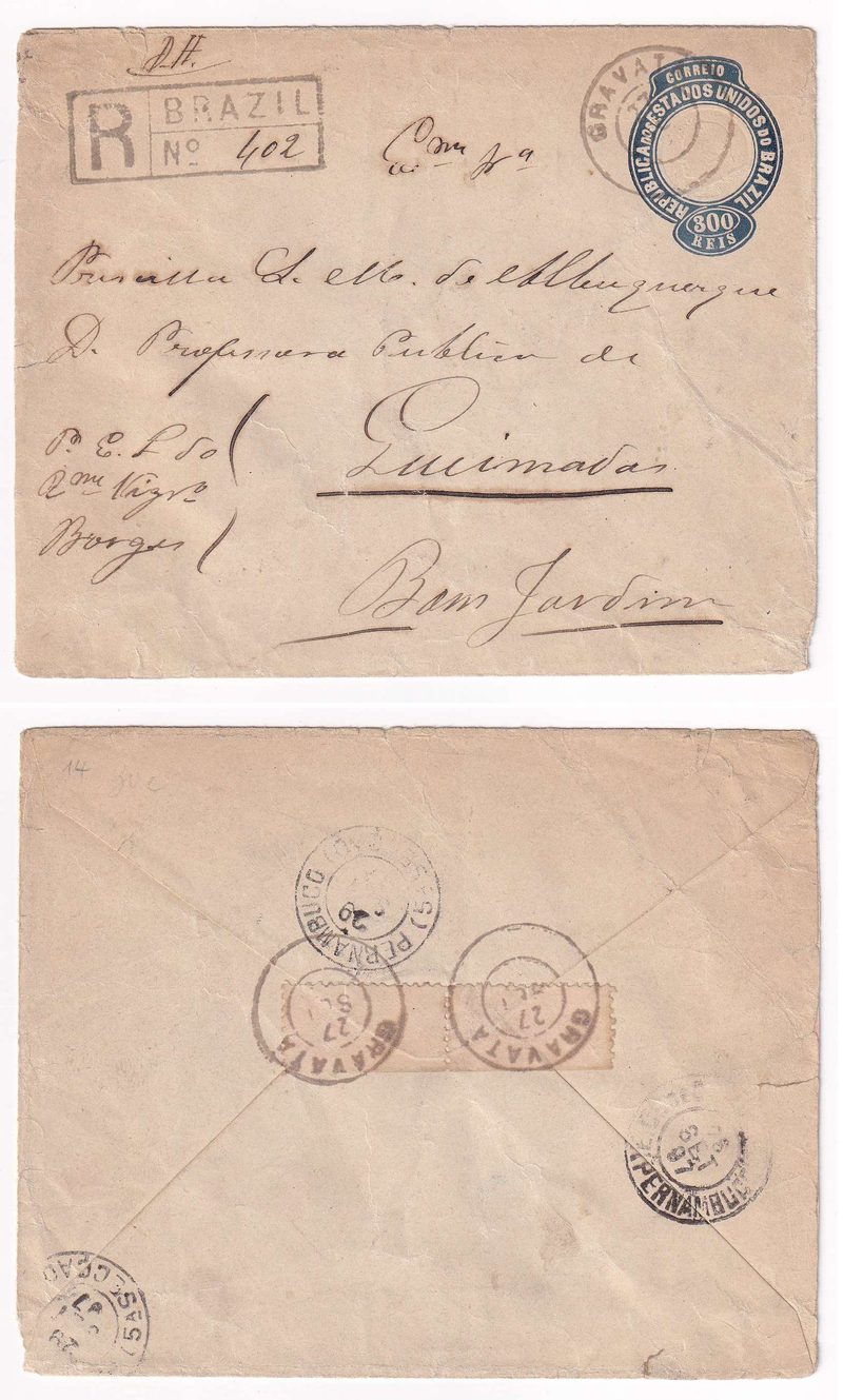 Brazil 1897 — Envelope