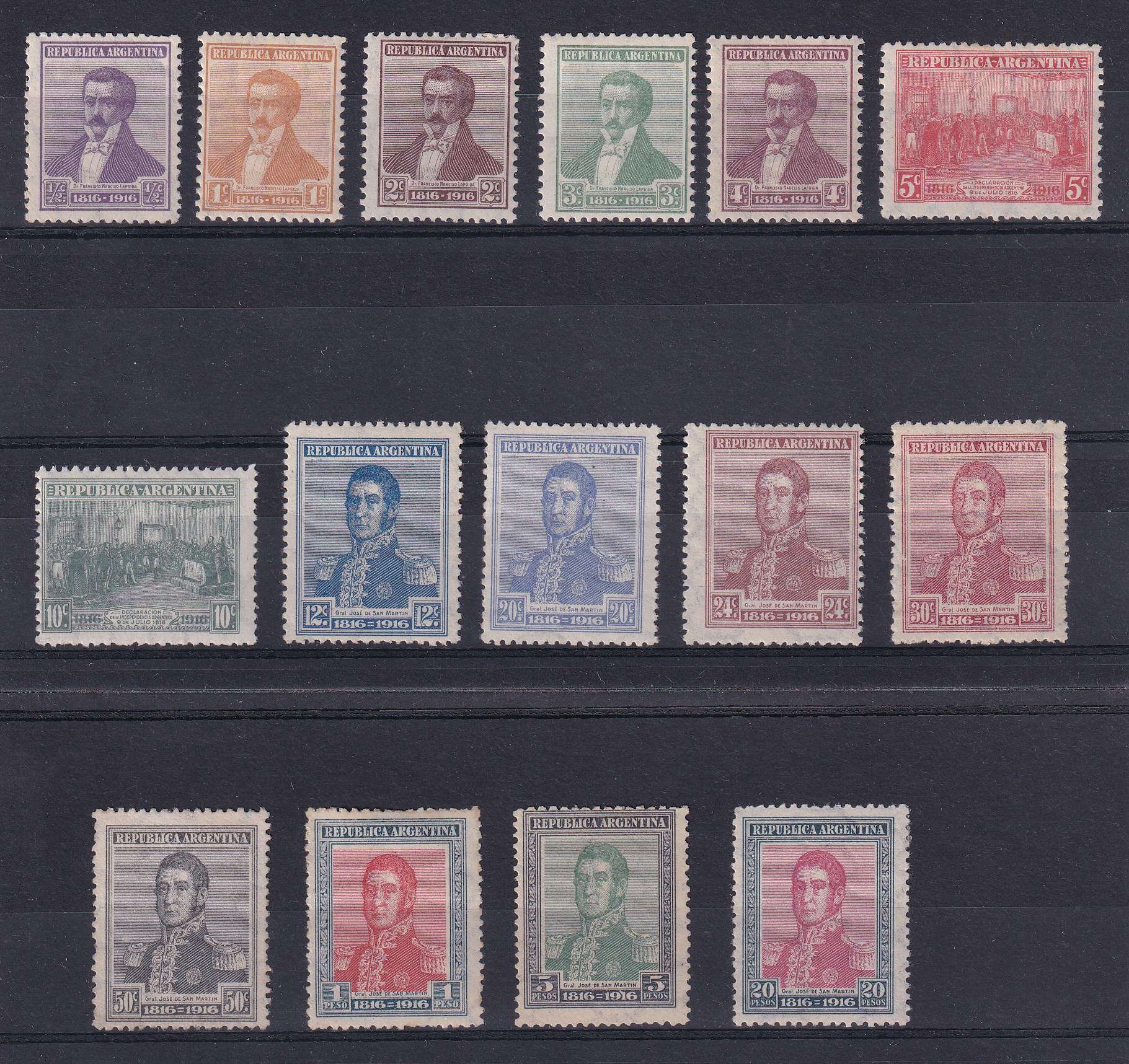 Argentina 1916 — Centenary issue