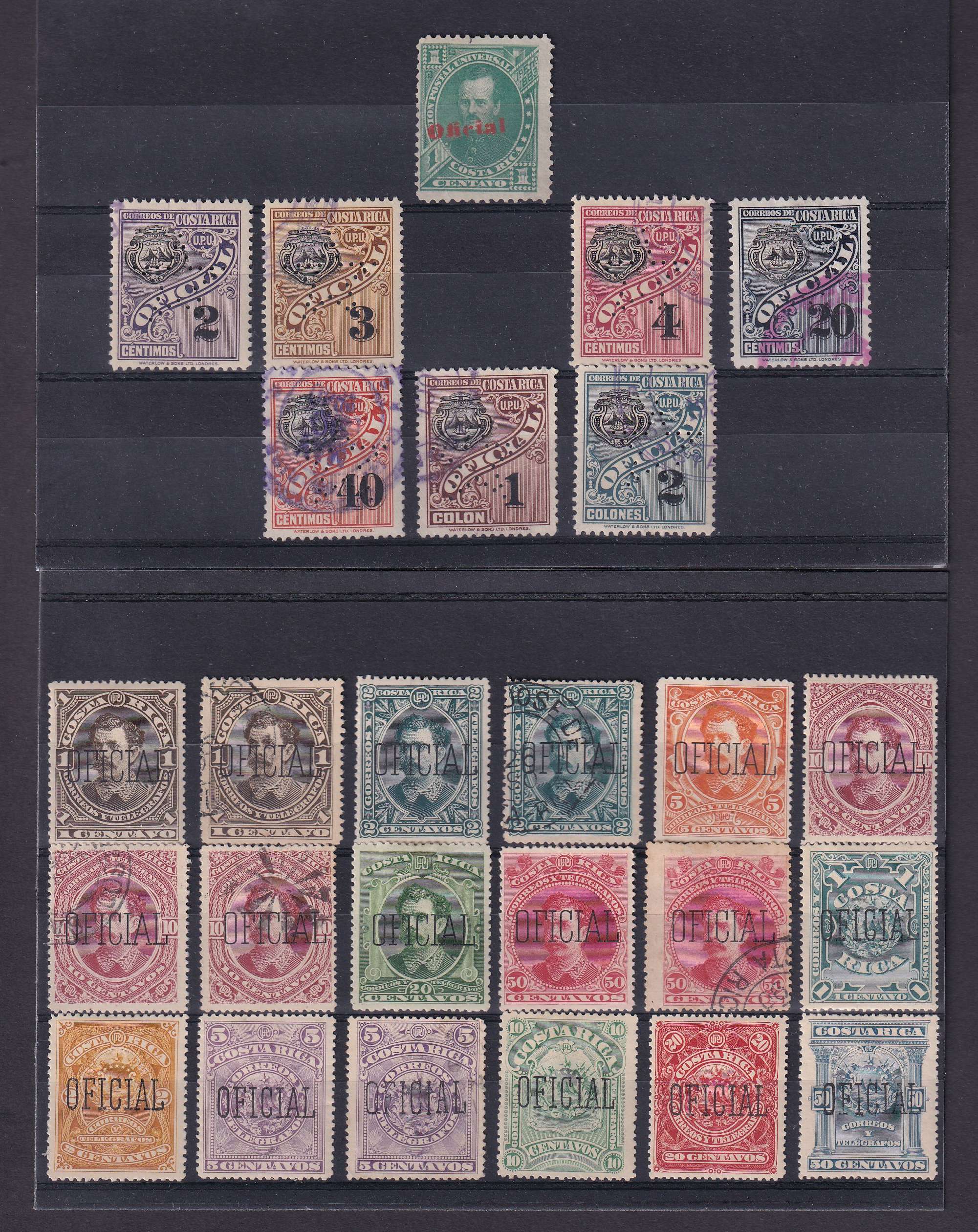 Costa Rica 1883 — Official