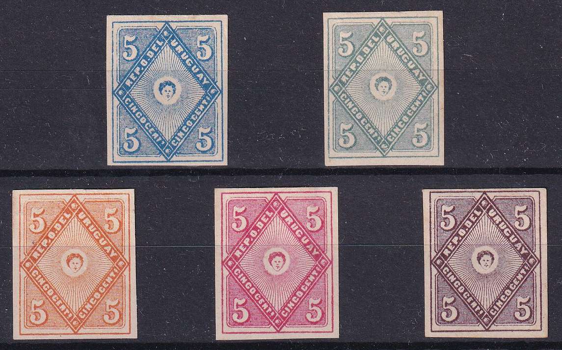 Uruguay 1884 — Scott 55