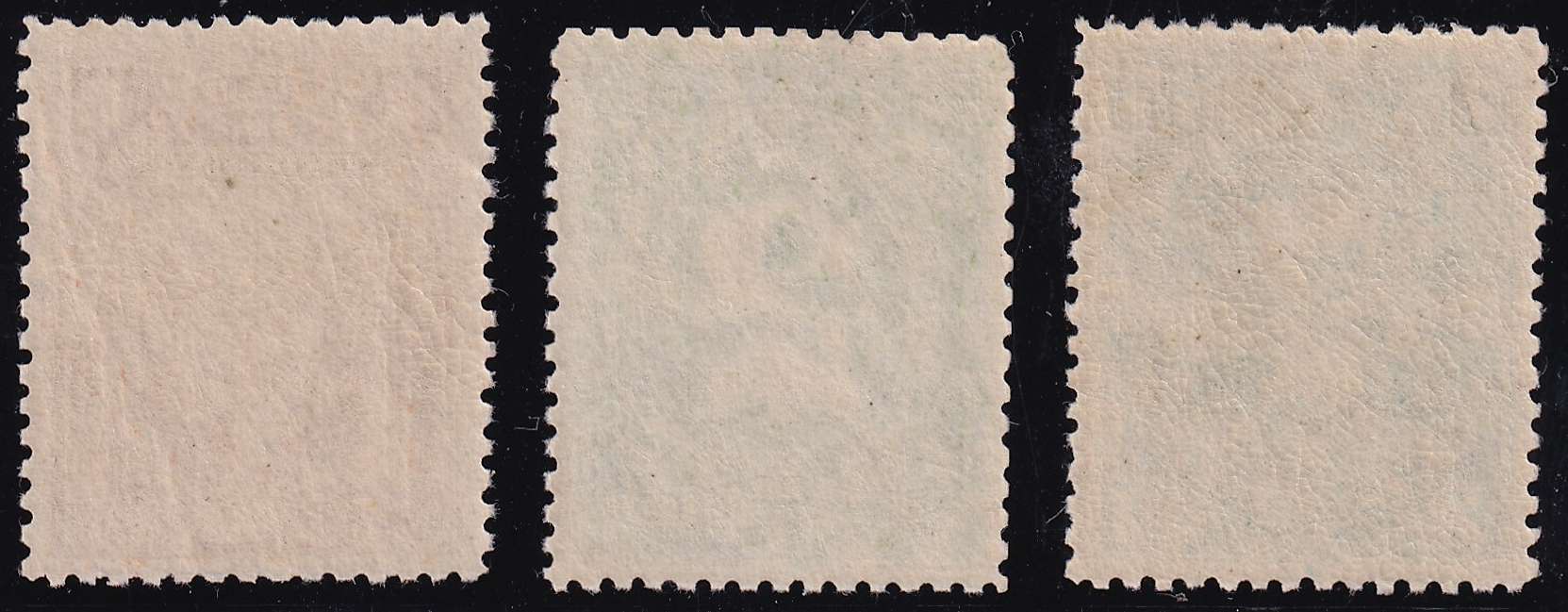 Uruguay 1899 — Scott 74, 76 & 81