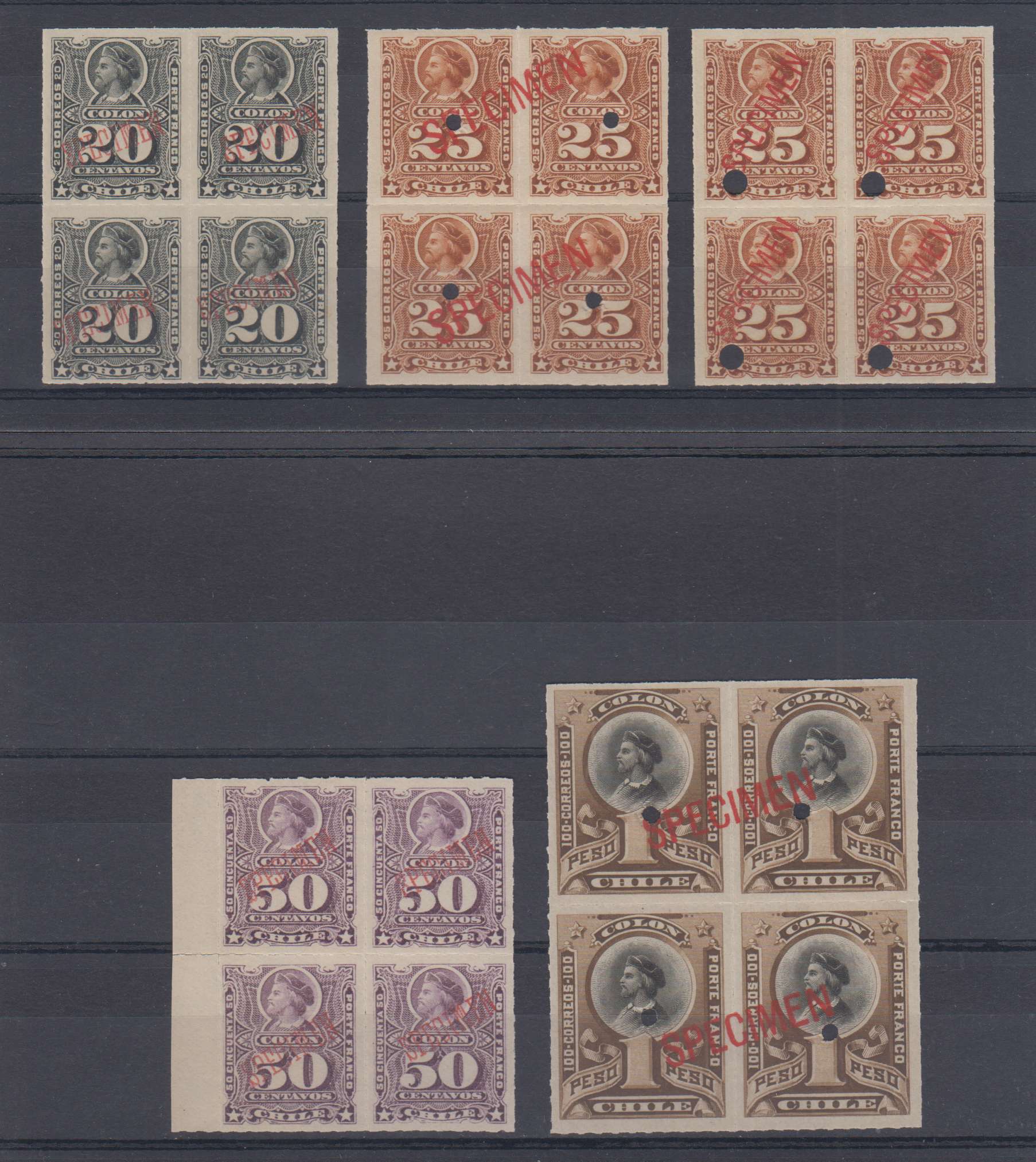 Chile 1878 — Columbus