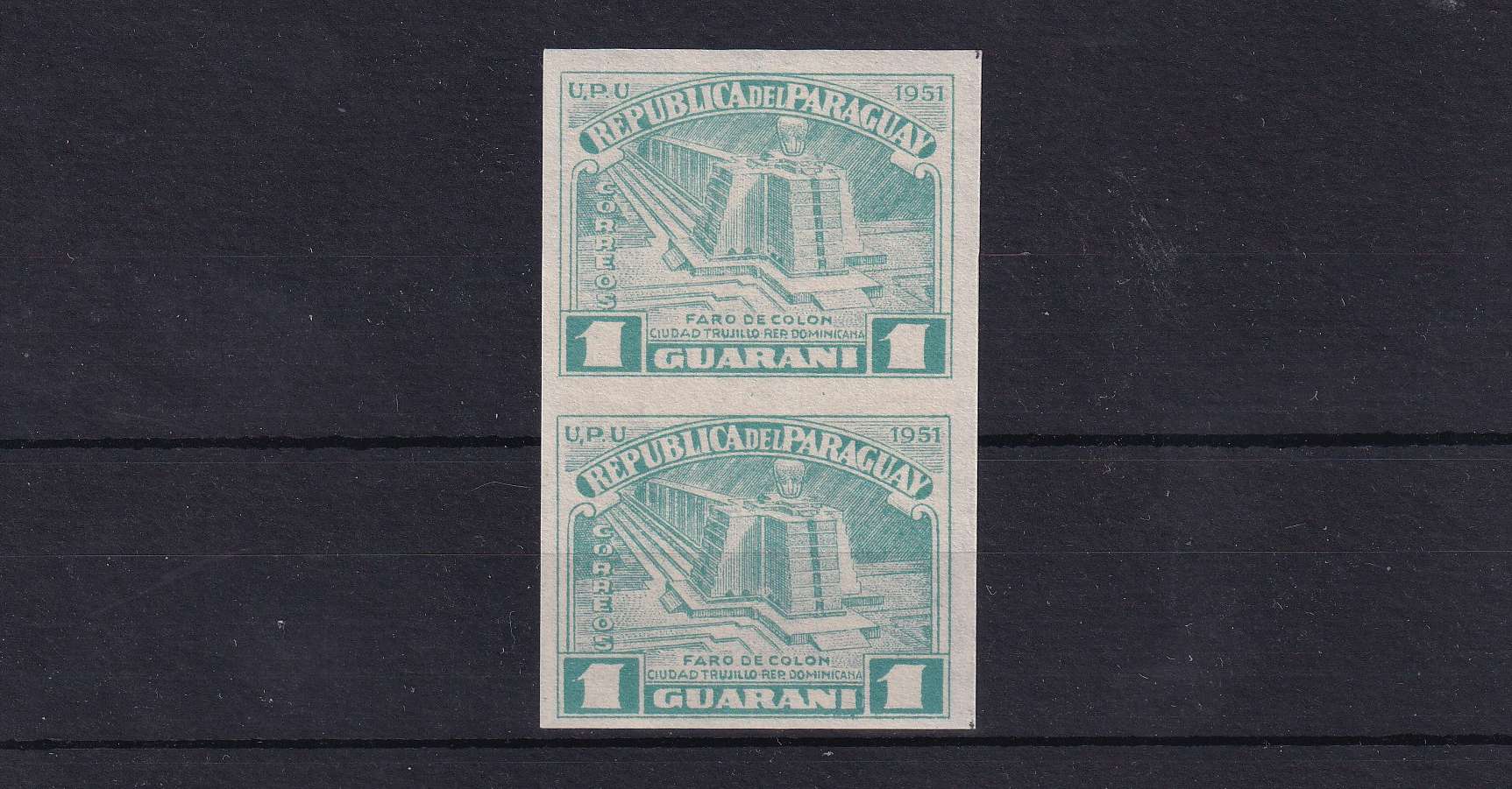 Paraguay 1952 — Columbus Lighthouse