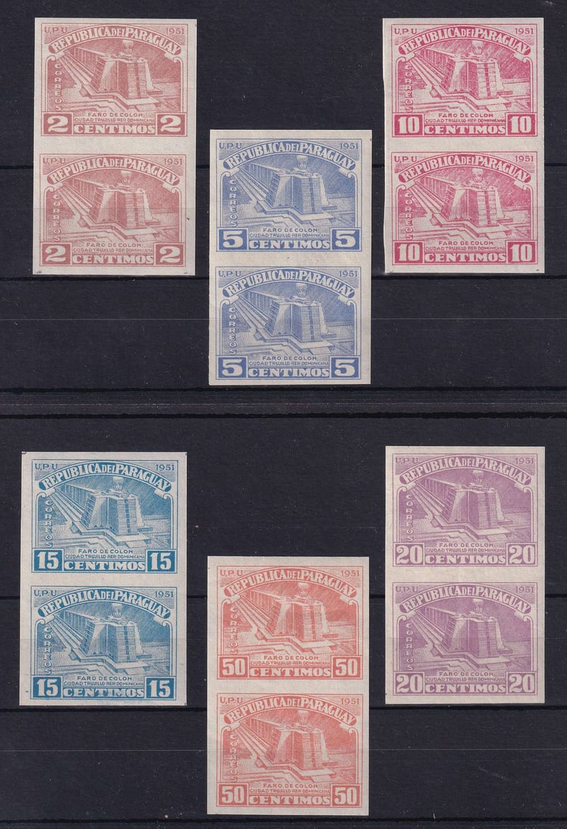 Paraguay 1952 — Columbus Lighthouse