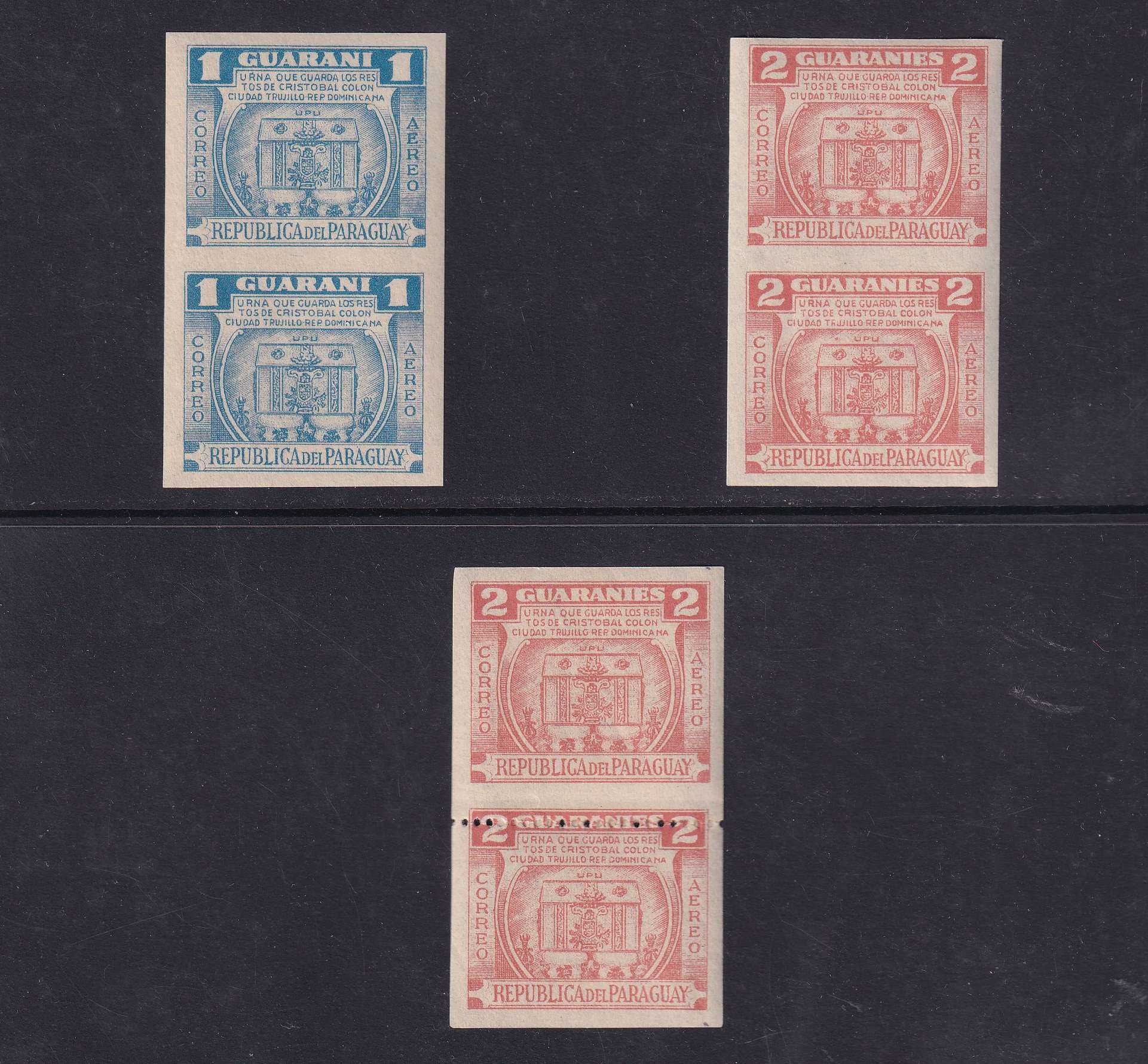 Paraguay 1952 — Columbus