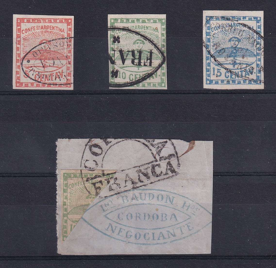 Argentina 1858 — Confederation