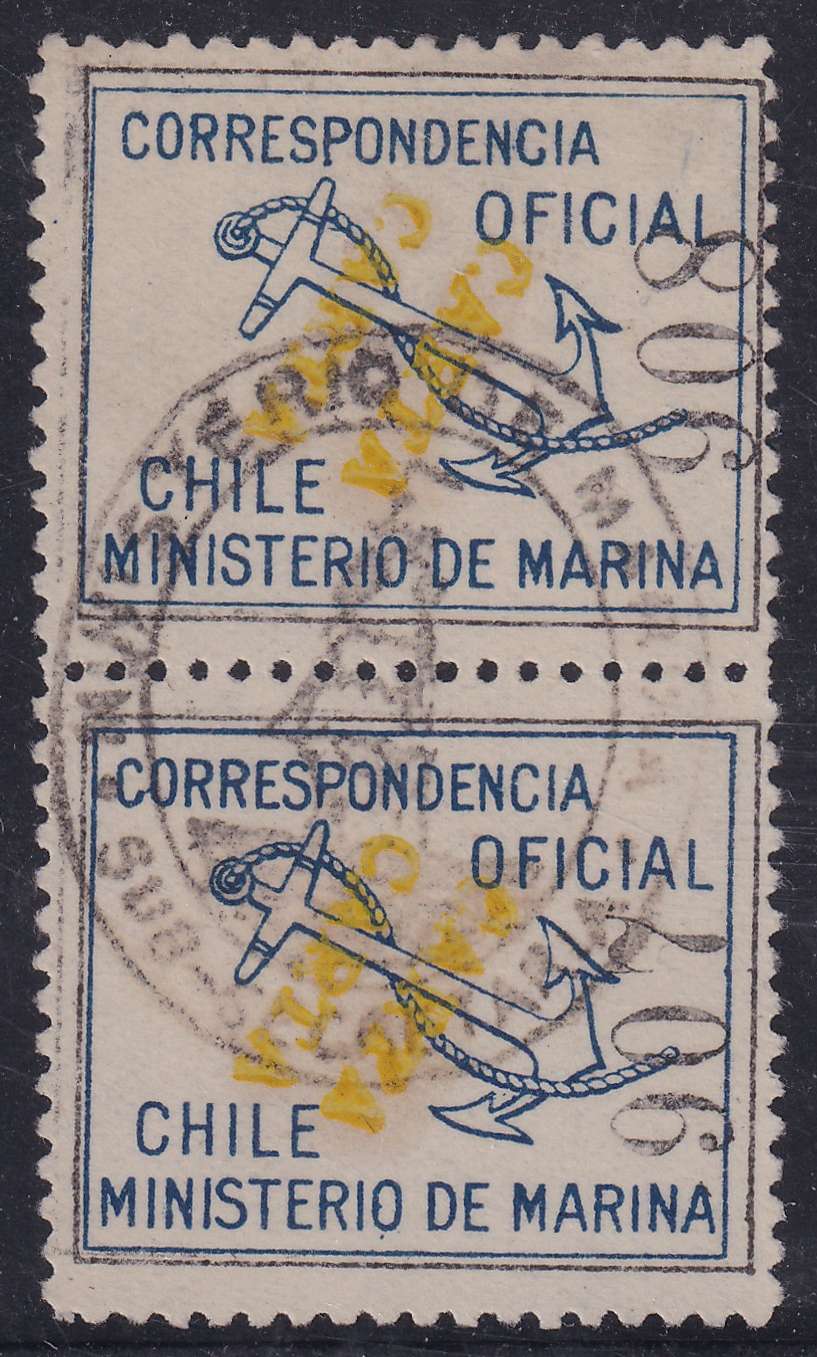 Chile 1907 — Official Stamps