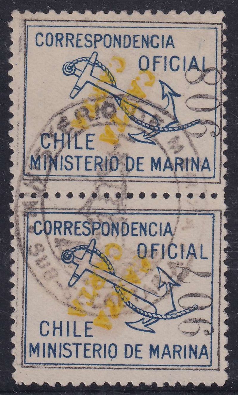 Chile 1907 — Official Stamps