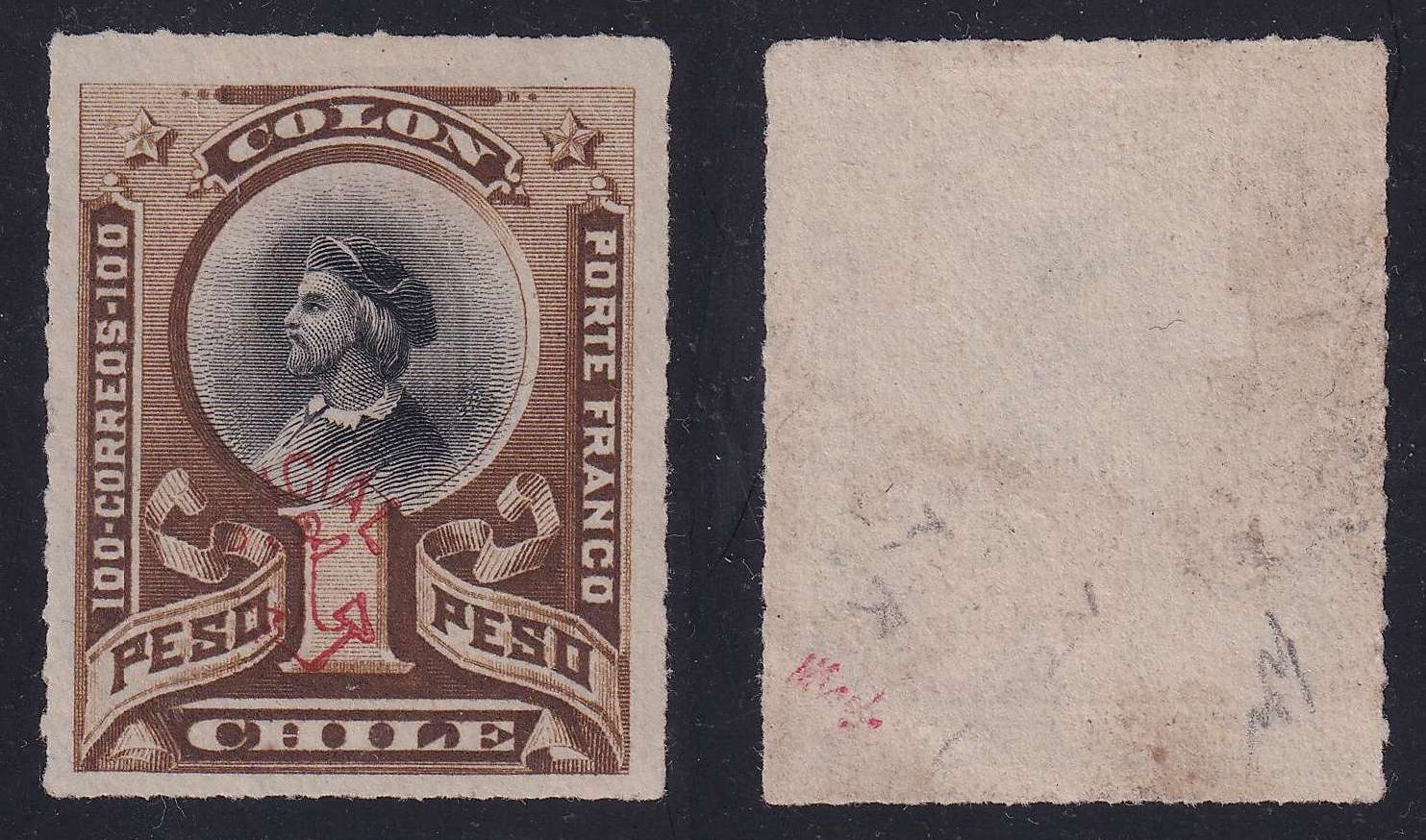 Chile 1907 — Official issue