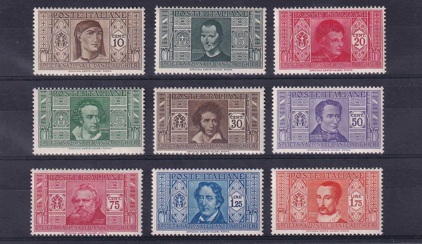 Italy 1923 — Scott 169, 239-241, 268-276, 300, 302, 387-396, 487 & 582-583