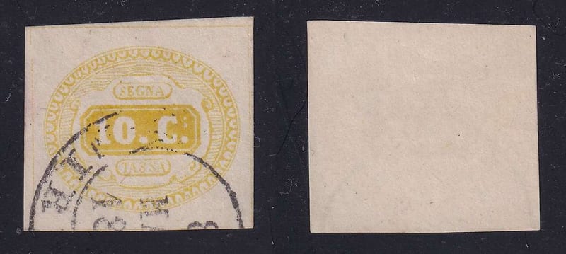 Italy 1863 — Postage due