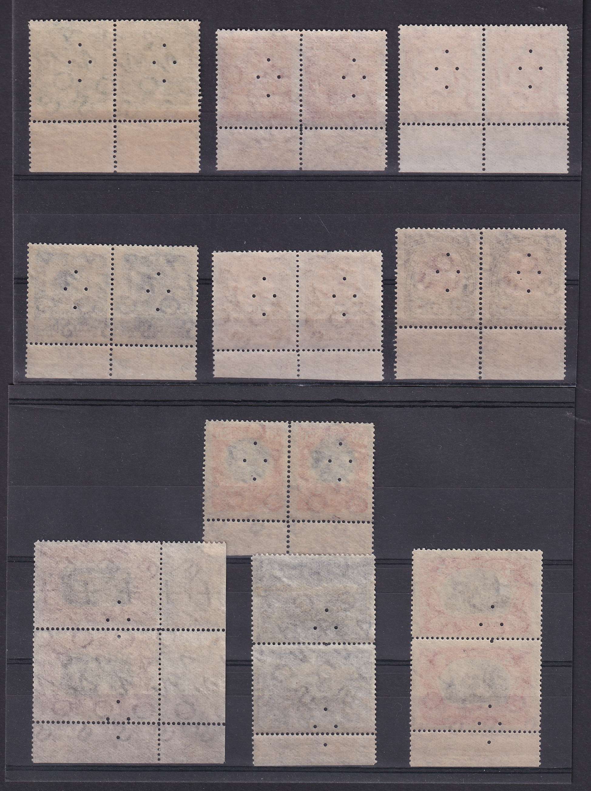 Mexico 1899 — Scott 294-303