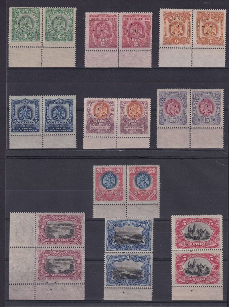 Mexico 1899 — Scott 294-303