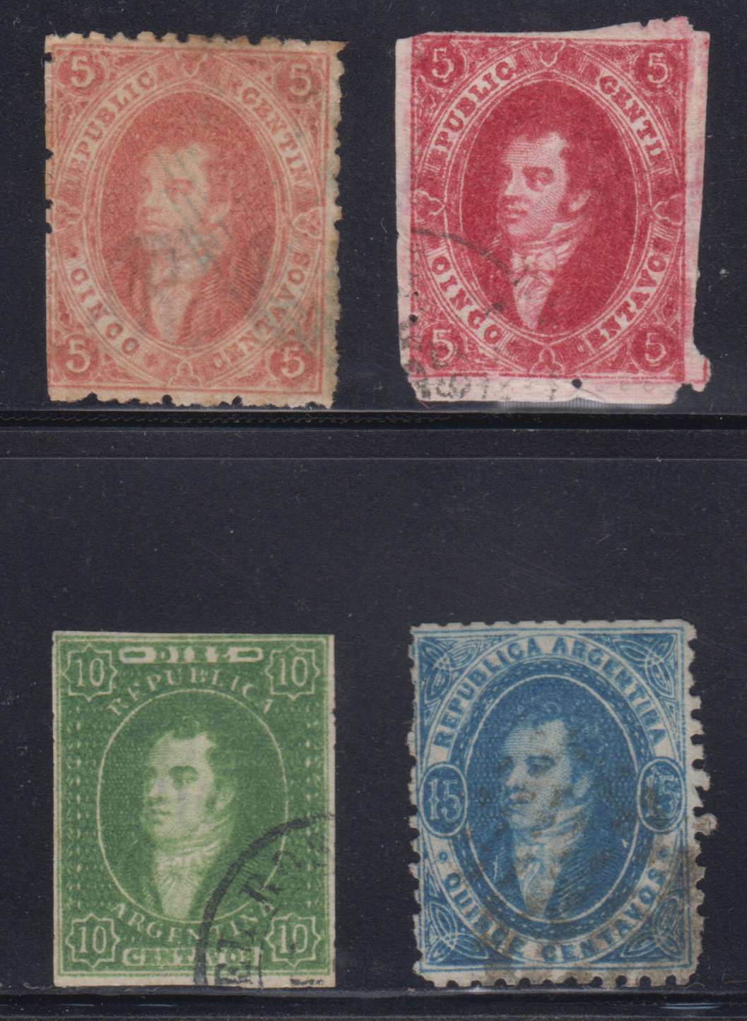 Argentina 1864 — Rivadavia