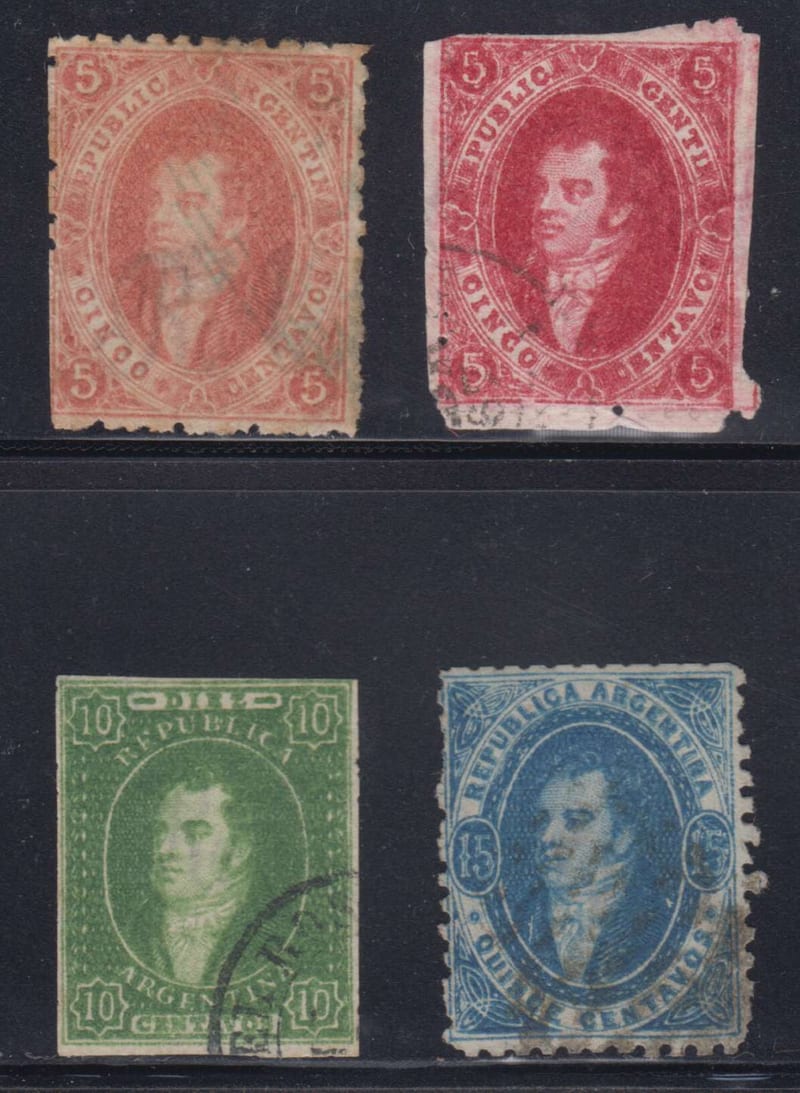 Argentina 1864 — Rivadavia