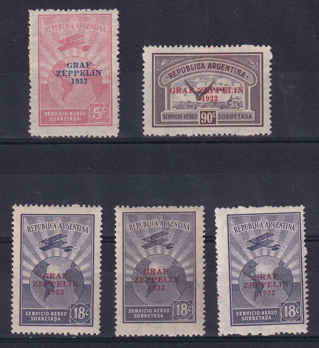 Argentina 1932 — Zeppelin issue