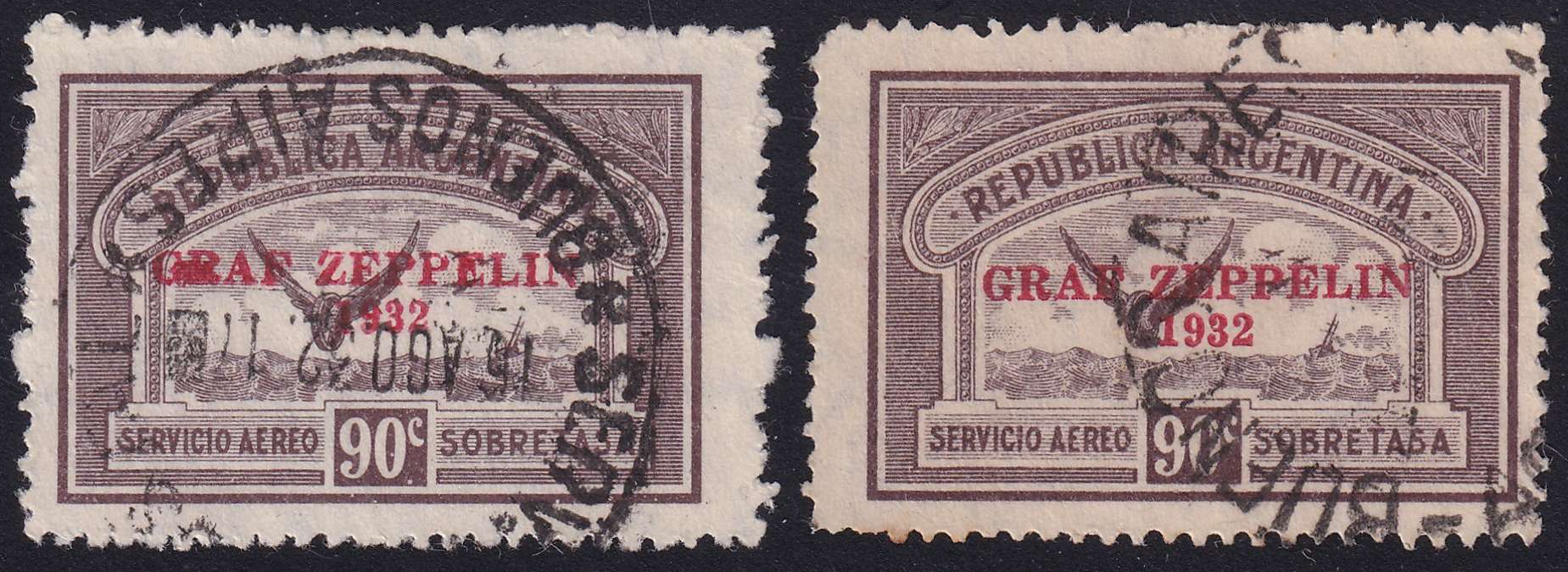 Argentina 1932 — Zeppelin issue