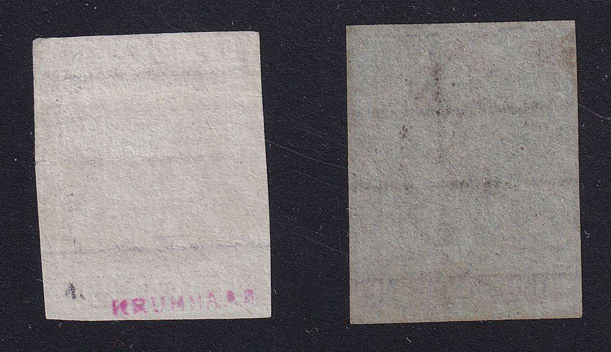 Italy 1851 — Scott 1 & 1a