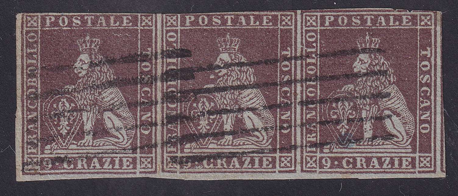 Italy 1851 — Scott 8a