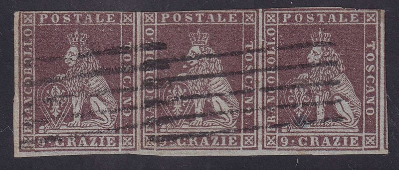 Italy 1851 — Scott 8a