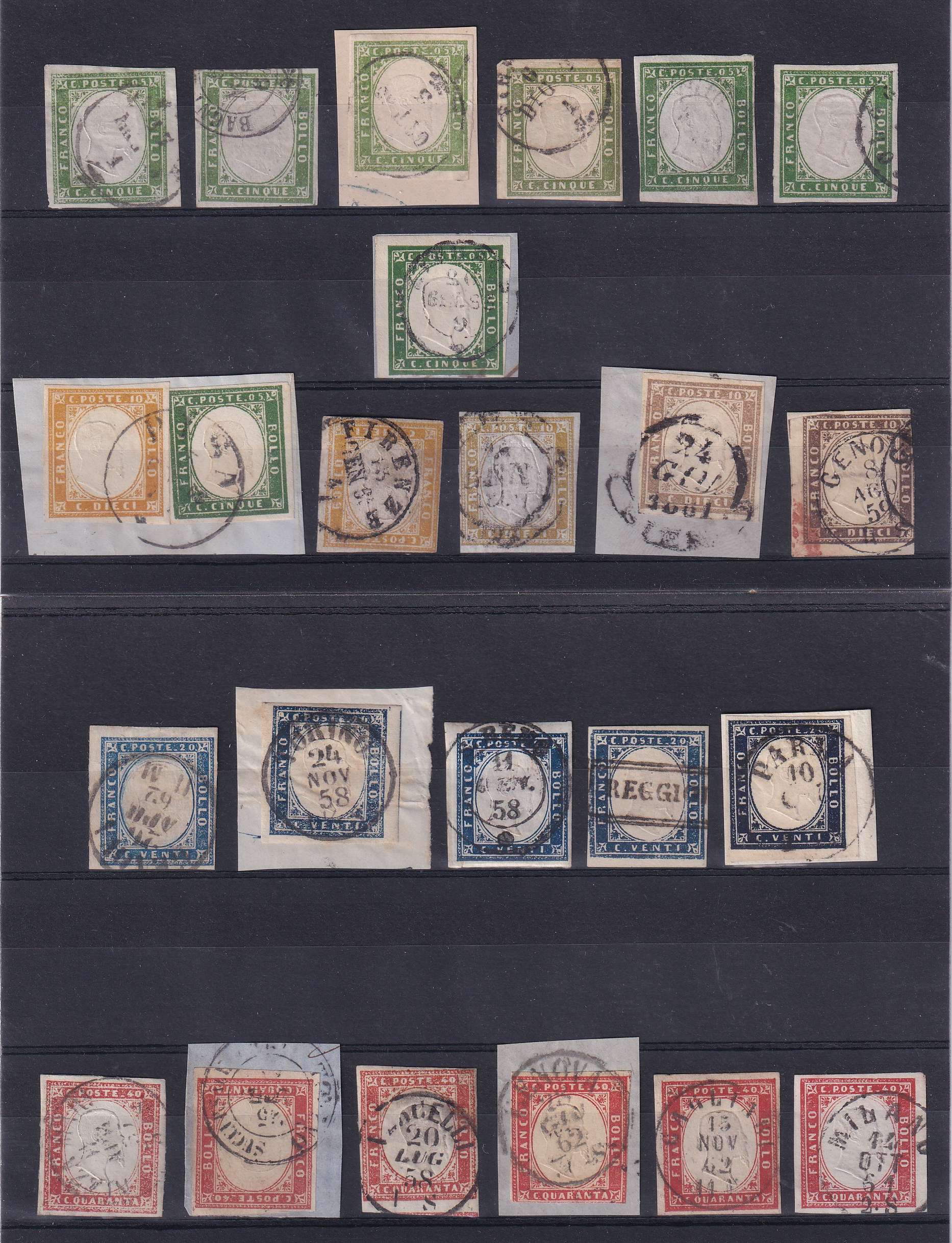 Italy 1855 — Specialized group