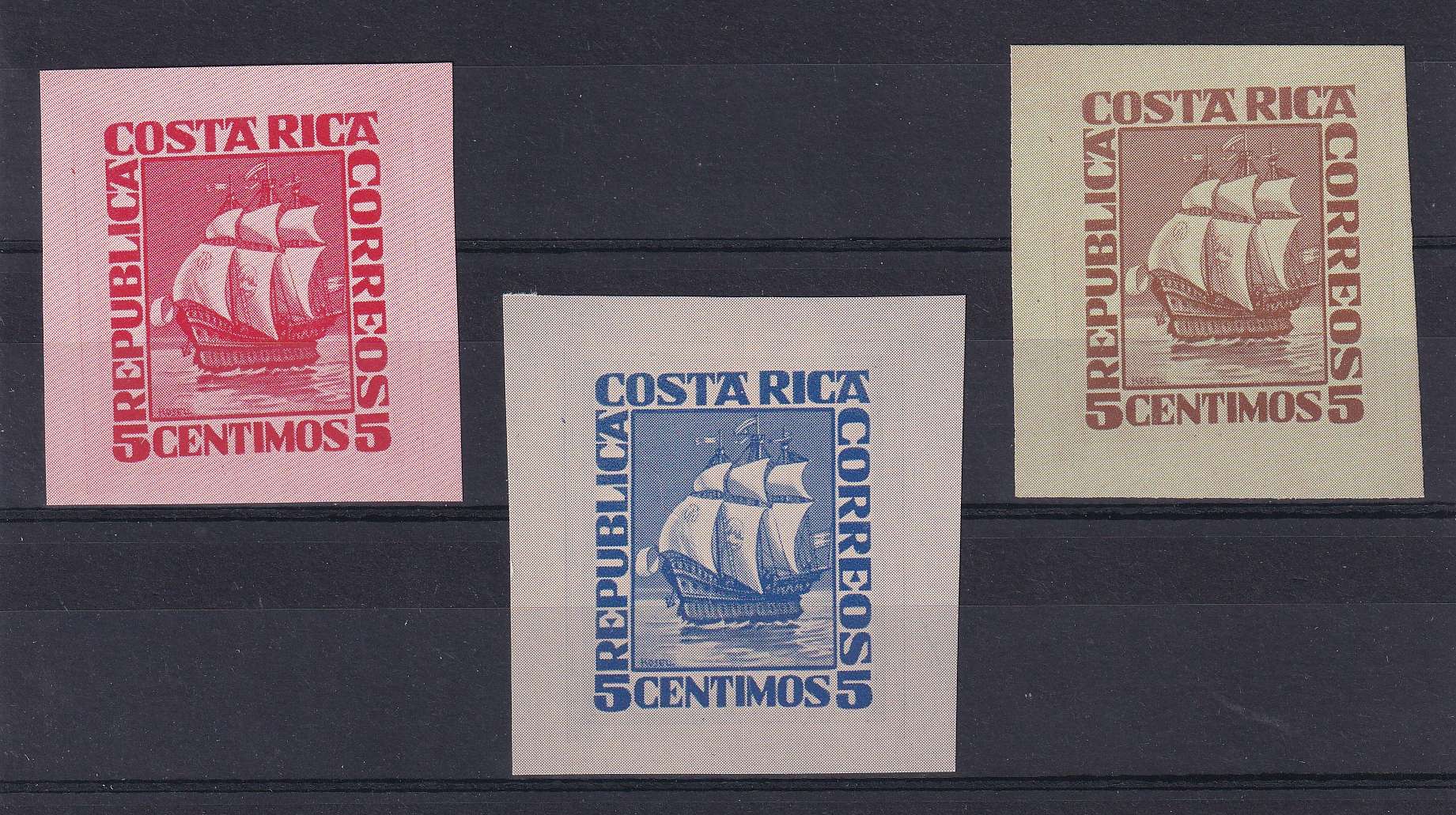 Costa Rica 1946 — Christopher Columbus Contest Unissued