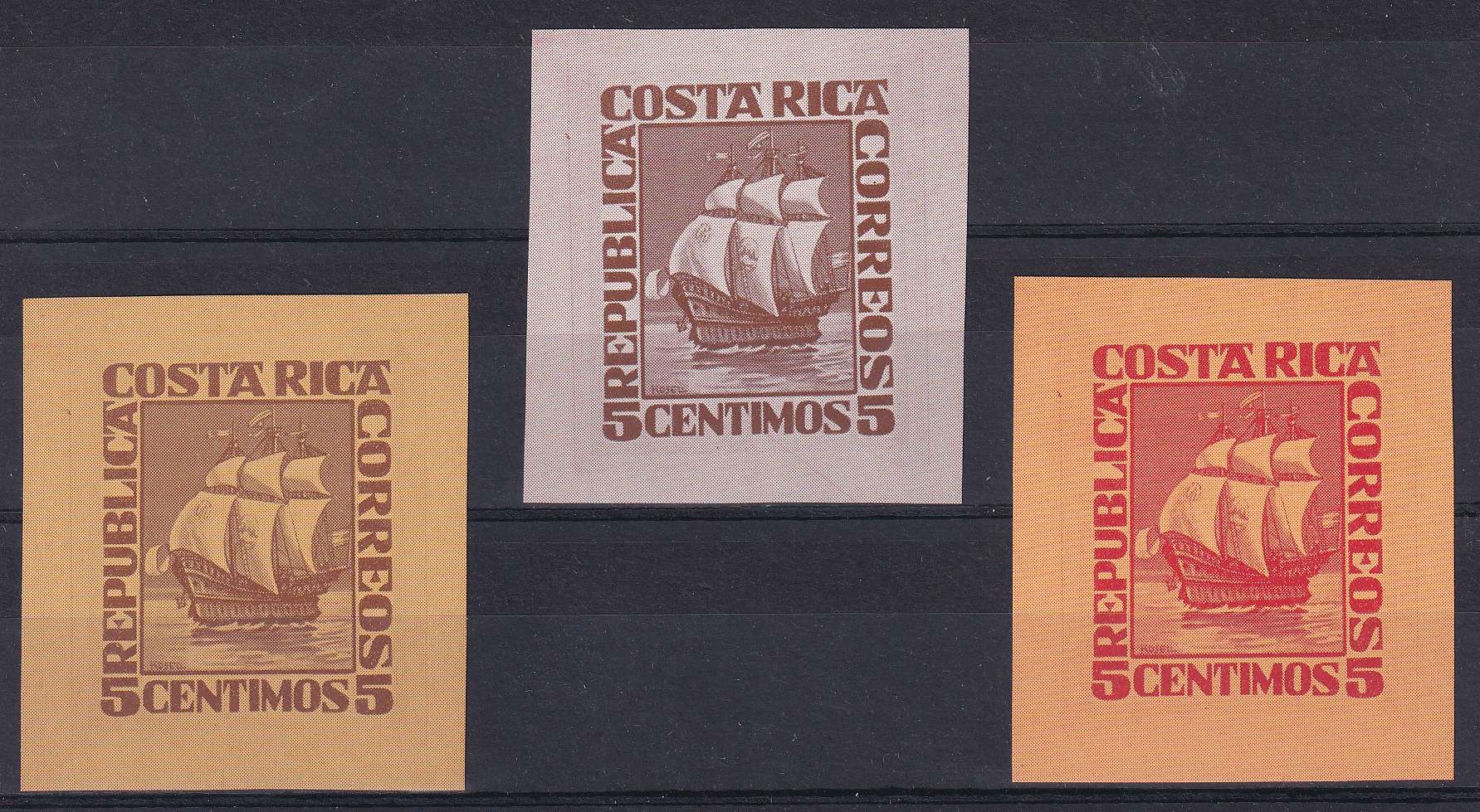 Costa Rica 1946 — Christopher Columbus Contest