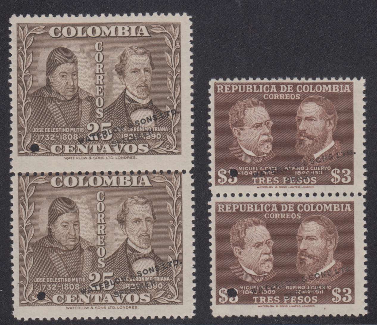 Colombia 1947 — Scott 555-556