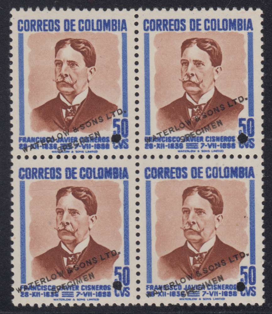 Colombia 1949 — Cisneros issue