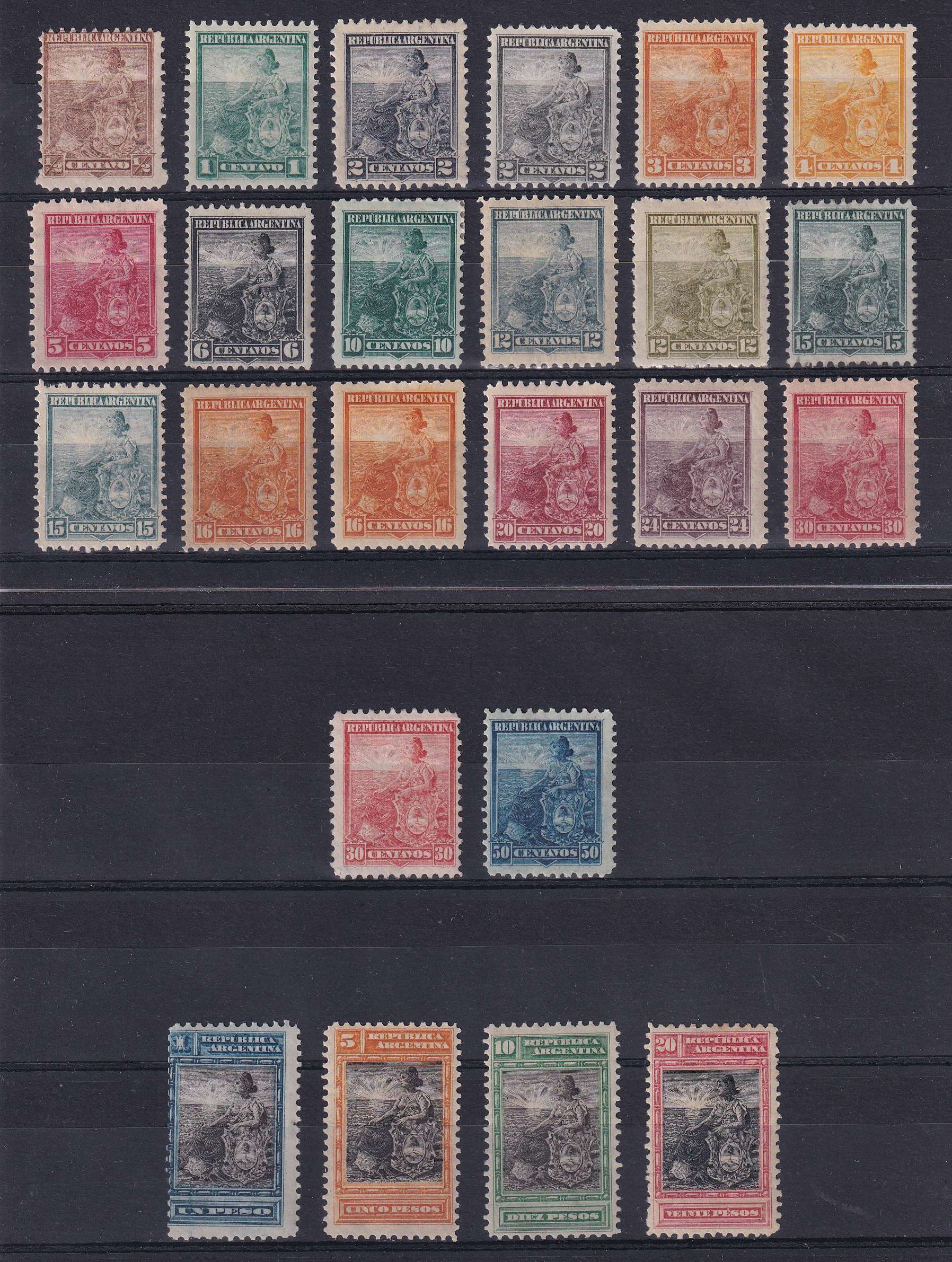 Argentina 1899 — Liberty Seated issue