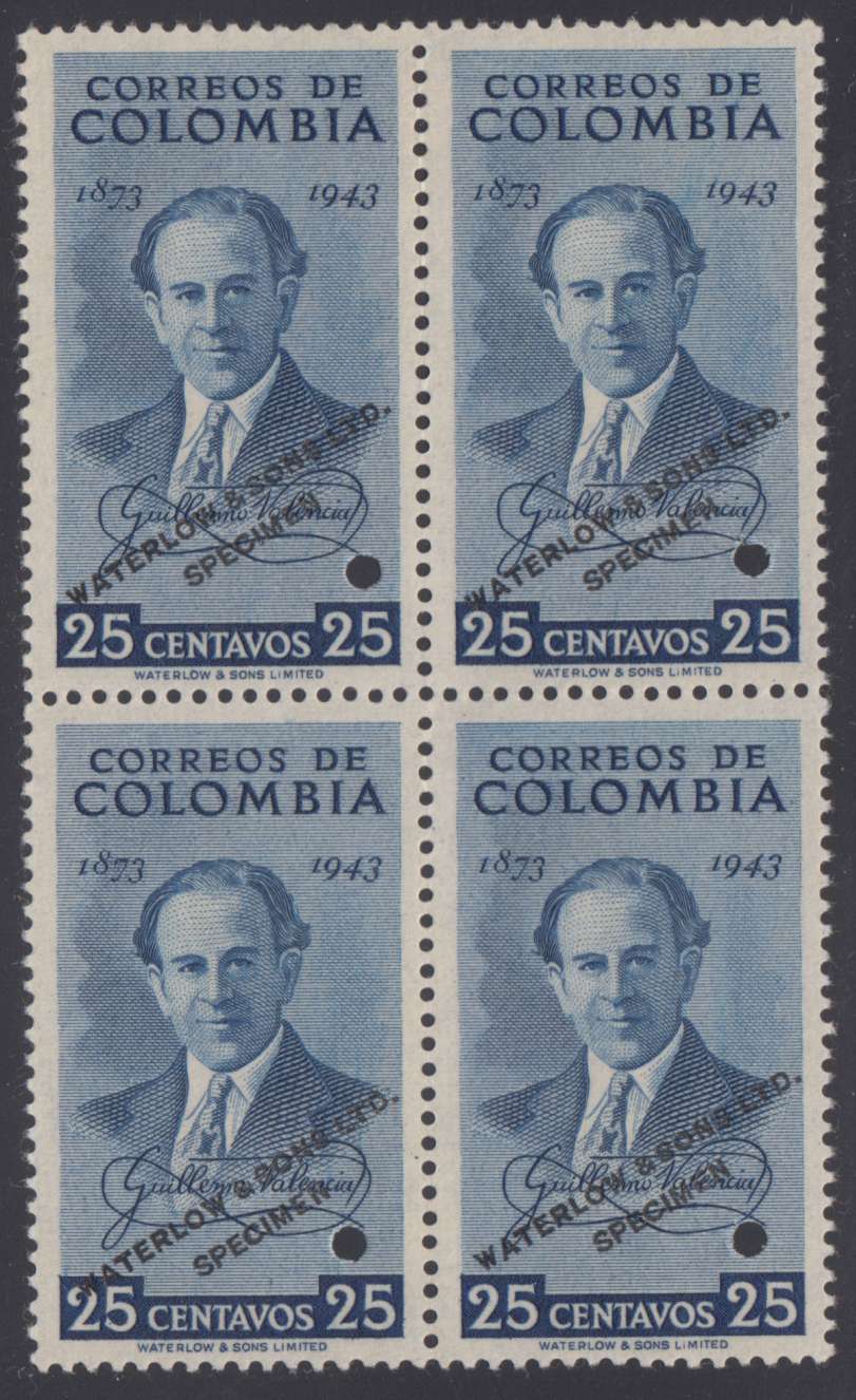 Colombia 1951 — Guillermo Valencia