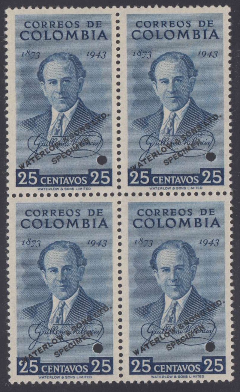 Colombia 1951 — Guillermo Valencia