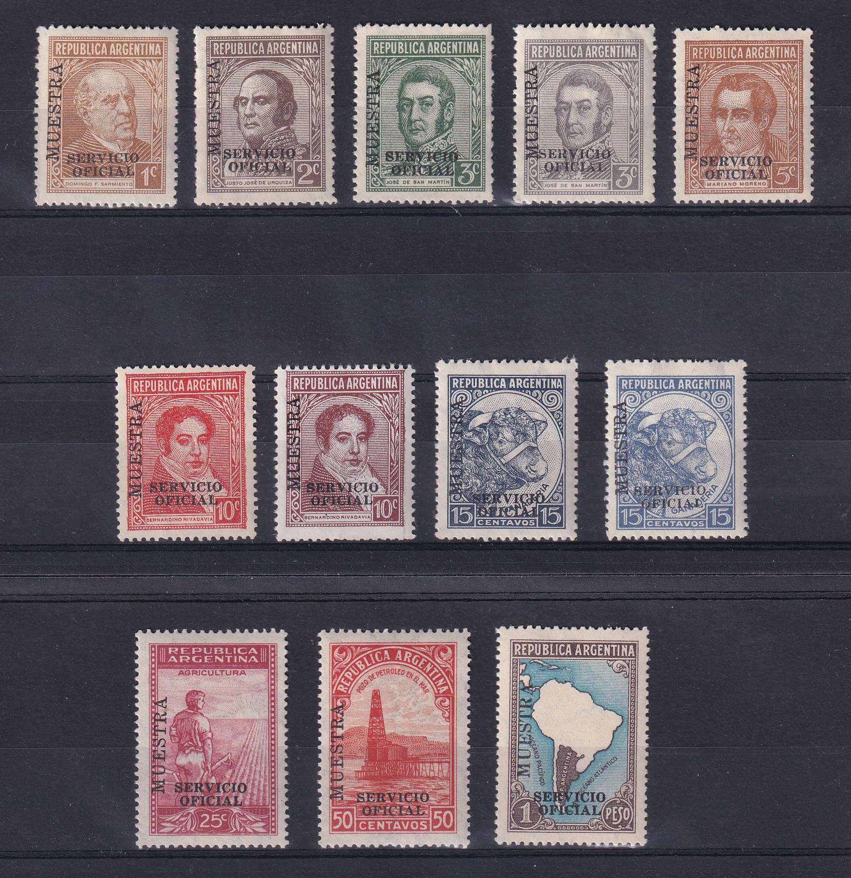 Argentina 1938 — Official issue