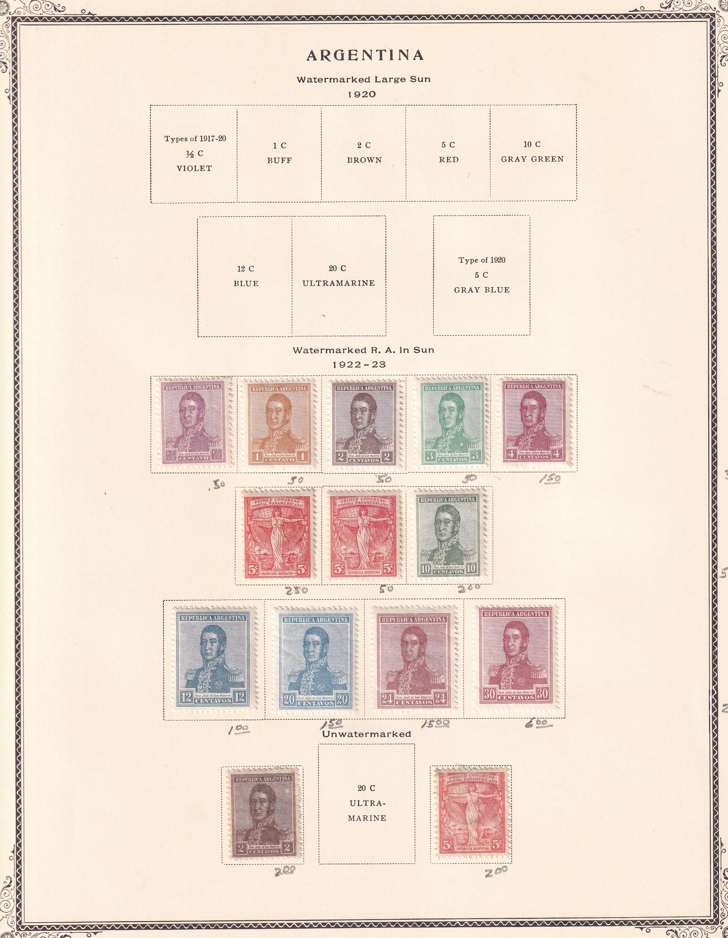 Argentina — Better collection on 85 Scott album pages with ordinary, semipostal, air post & official…