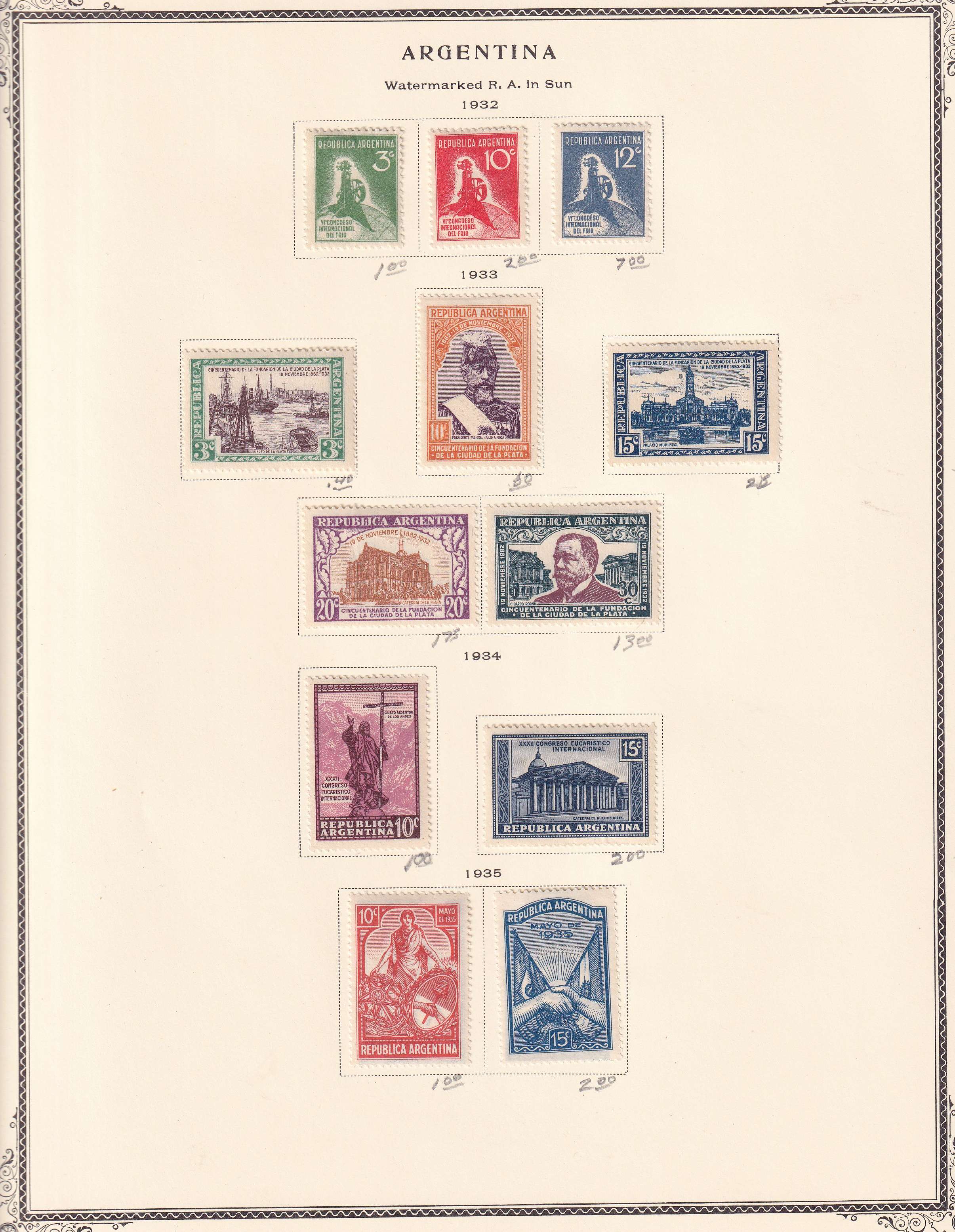Argentina — Better collection on 85 Scott album pages with ordinary, semipostal, air post & official…
