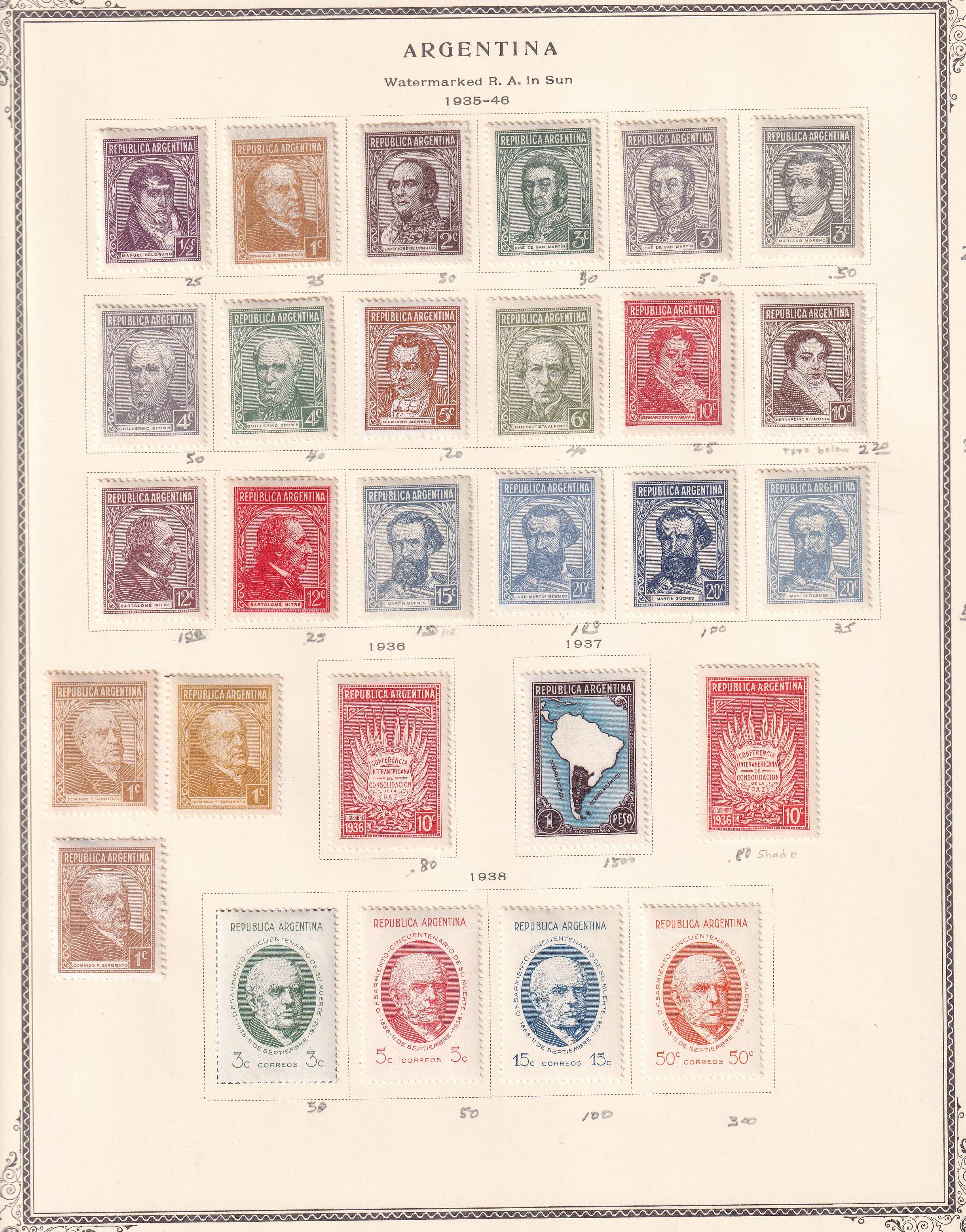 Argentina — Better collection on 85 Scott album pages with ordinary, semipostal, air post & official…