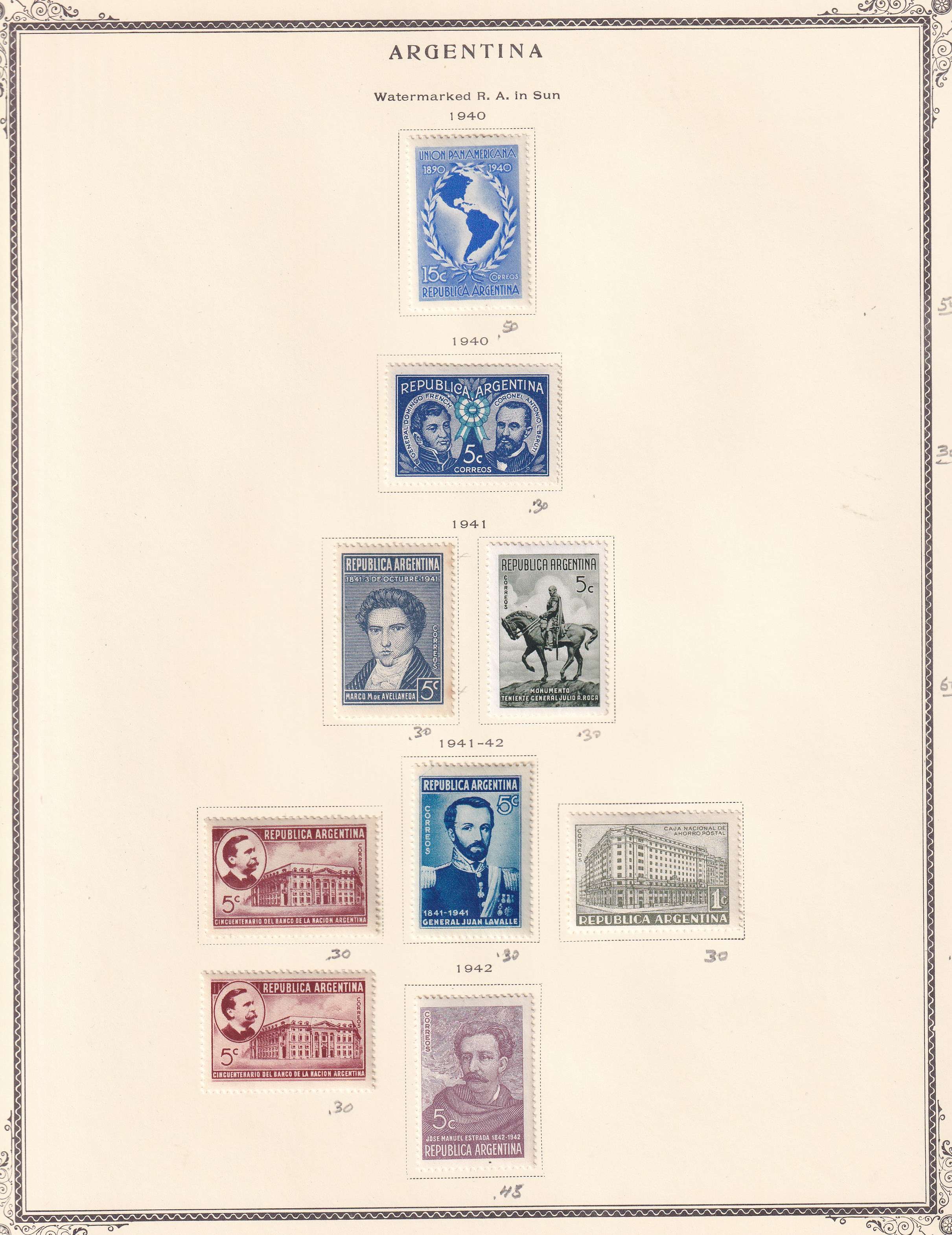 Argentina — Better collection on 85 Scott album pages with ordinary, semipostal, air post & official…