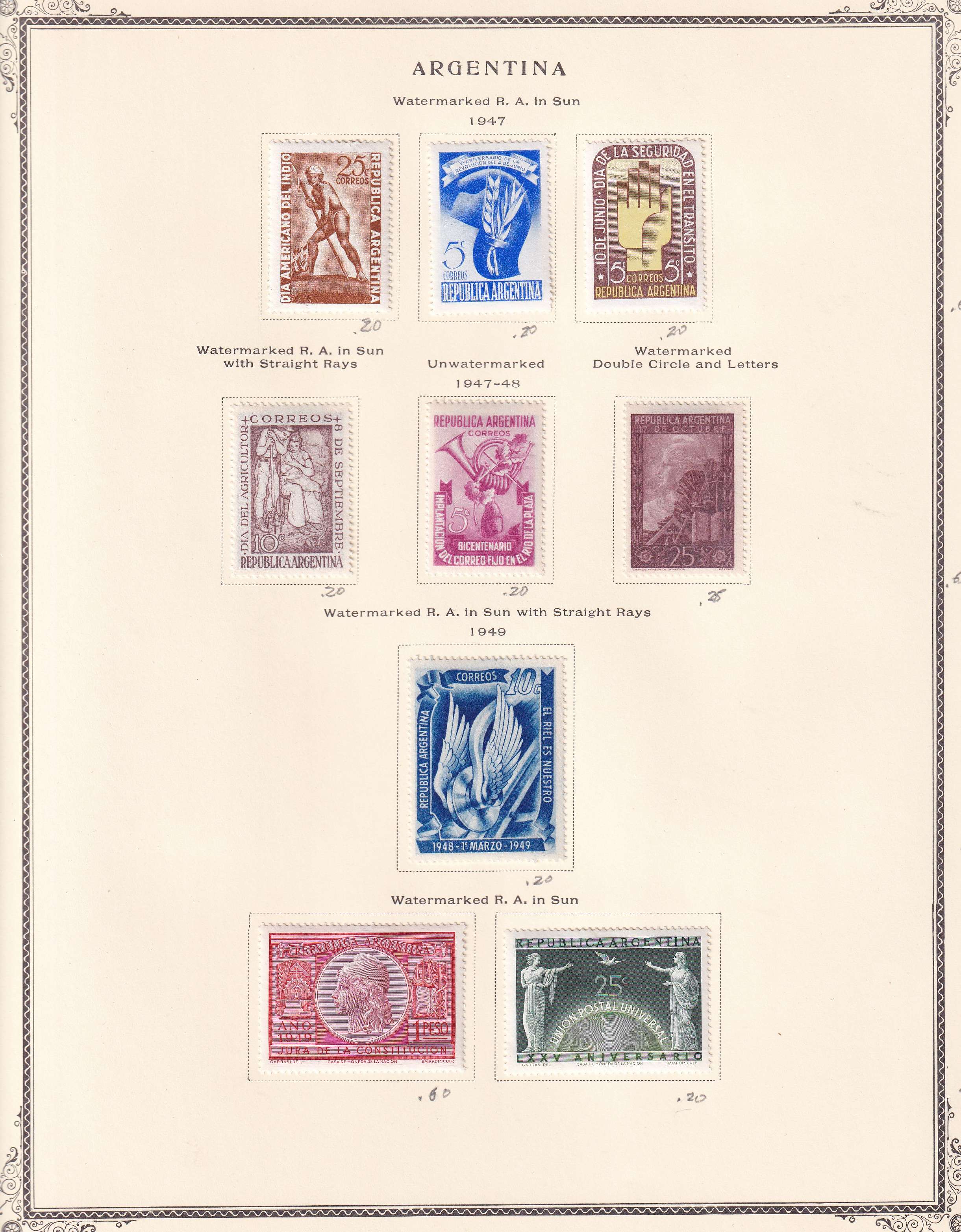 Argentina — Better collection on 85 Scott album pages with ordinary, semipostal, air post & official…