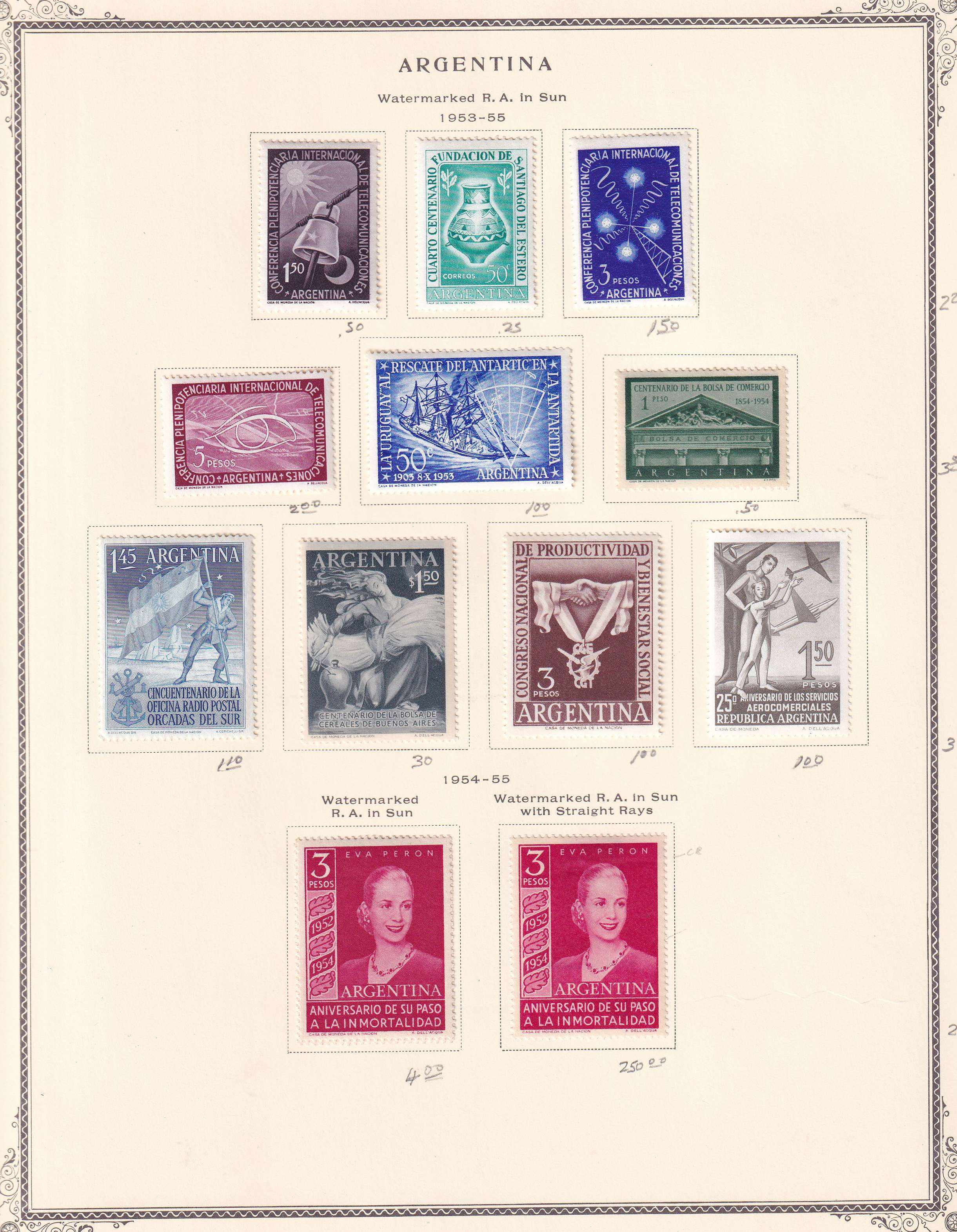 Argentina — Better collection on 85 Scott album pages with ordinary, semipostal, air post & official…