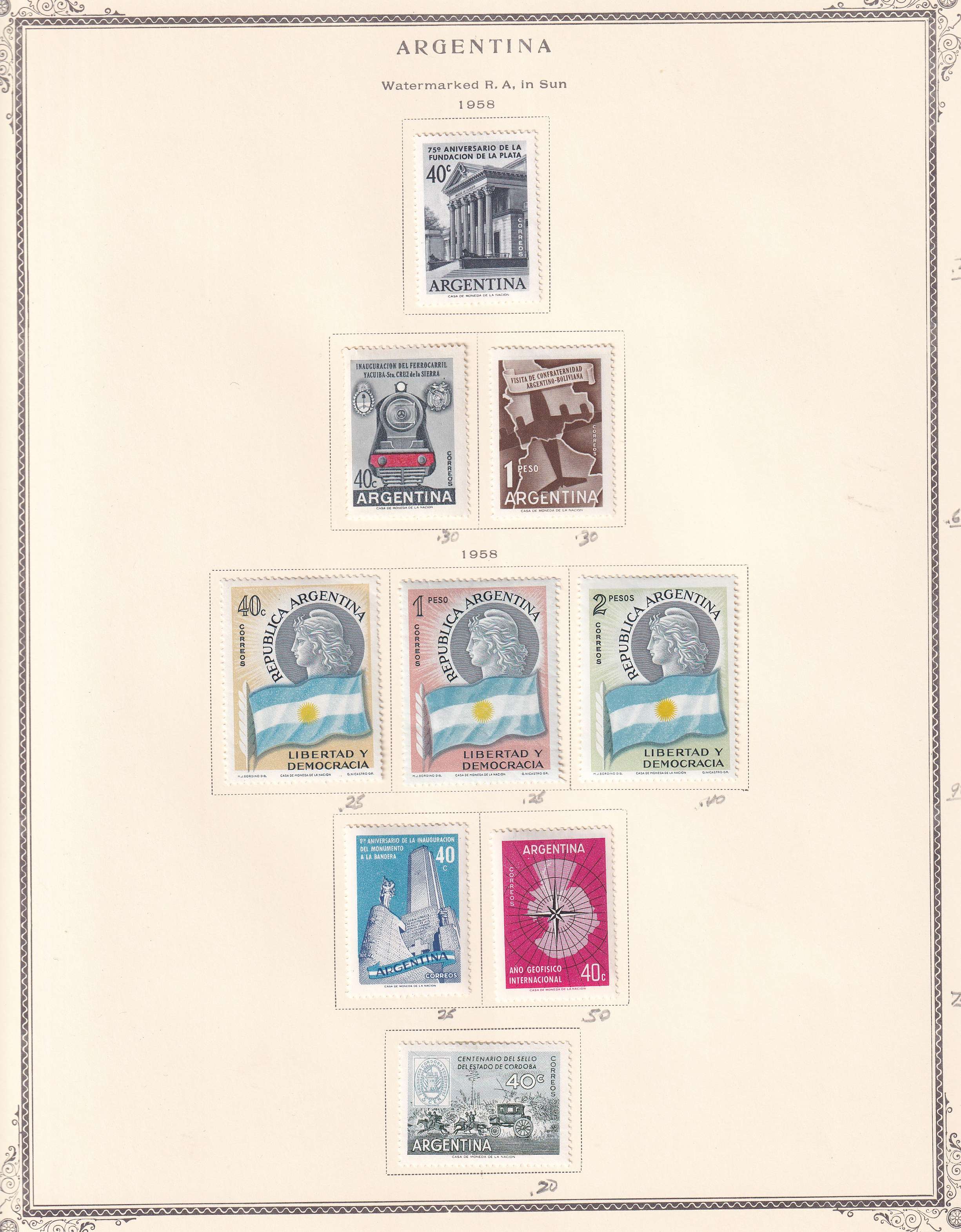 Argentina — Better collection on 85 Scott album pages with ordinary, semipostal, air post & official…