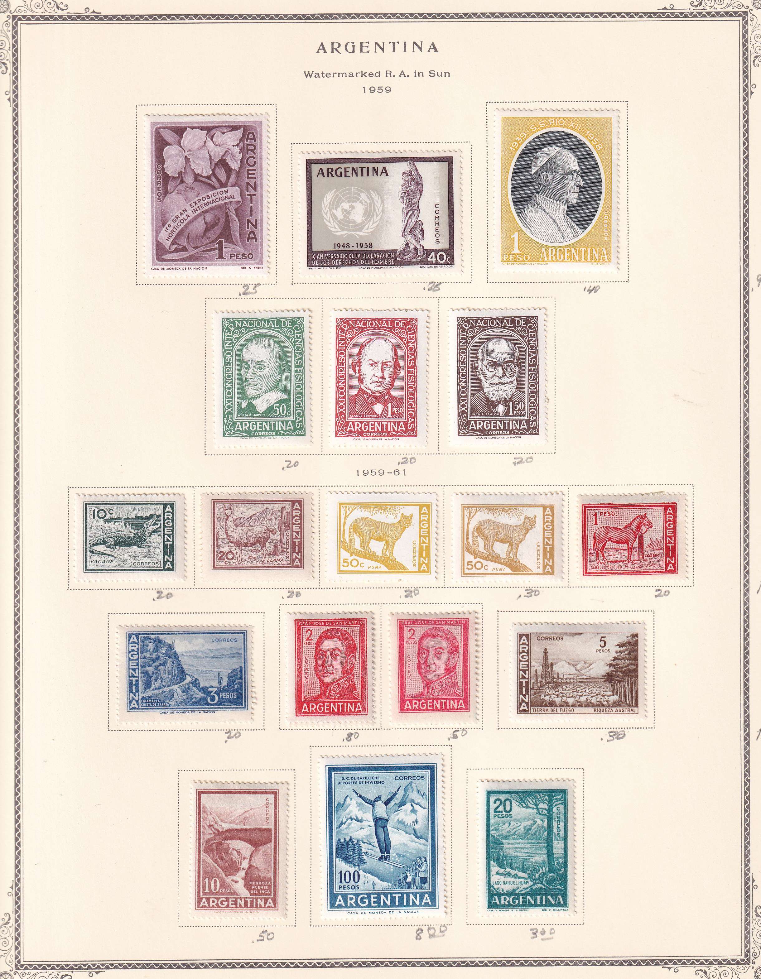 Argentina — Better collection on 85 Scott album pages with ordinary, semipostal, air post & official…