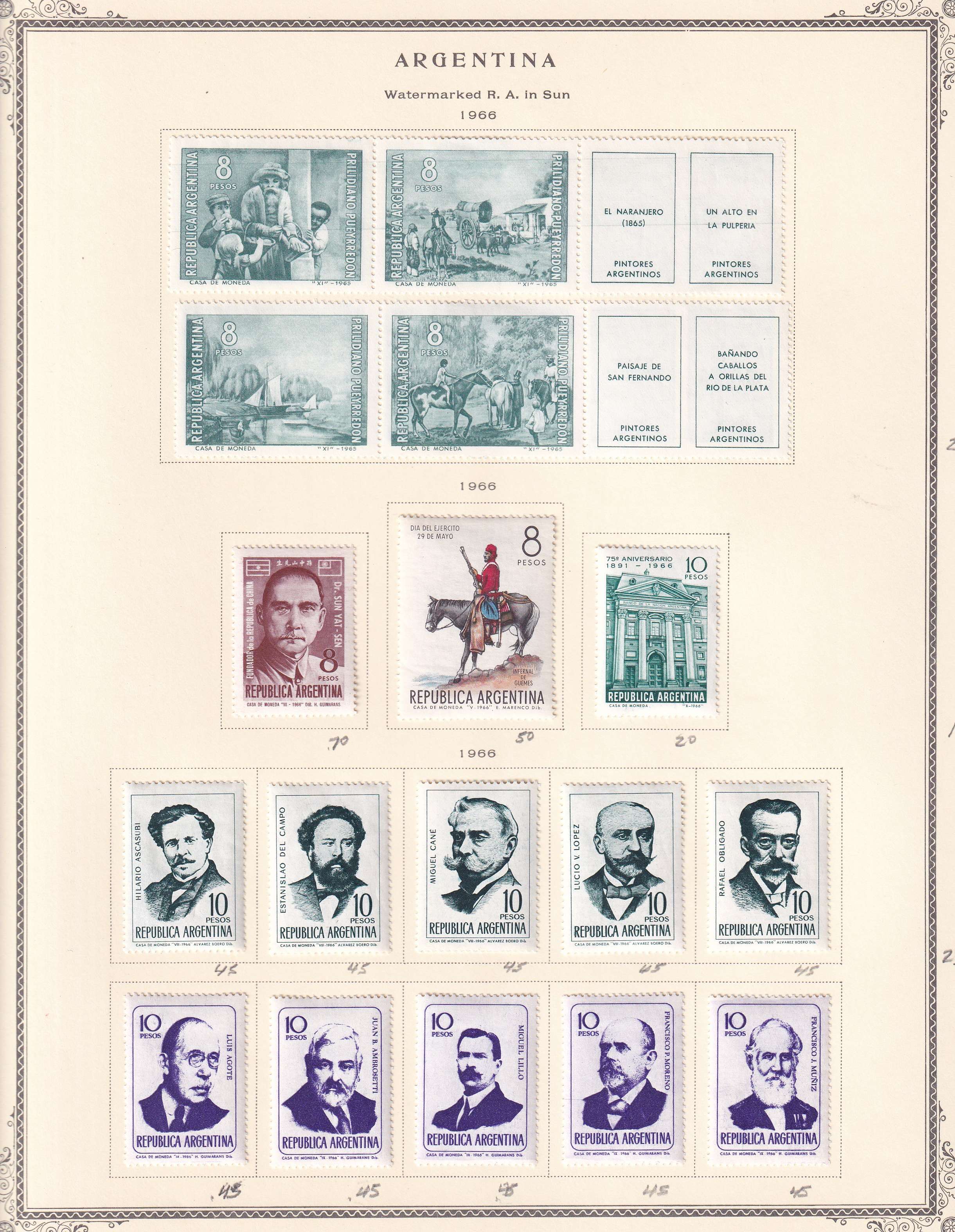 Argentina — Better collection on 85 Scott album pages with ordinary, semipostal, air post & official…