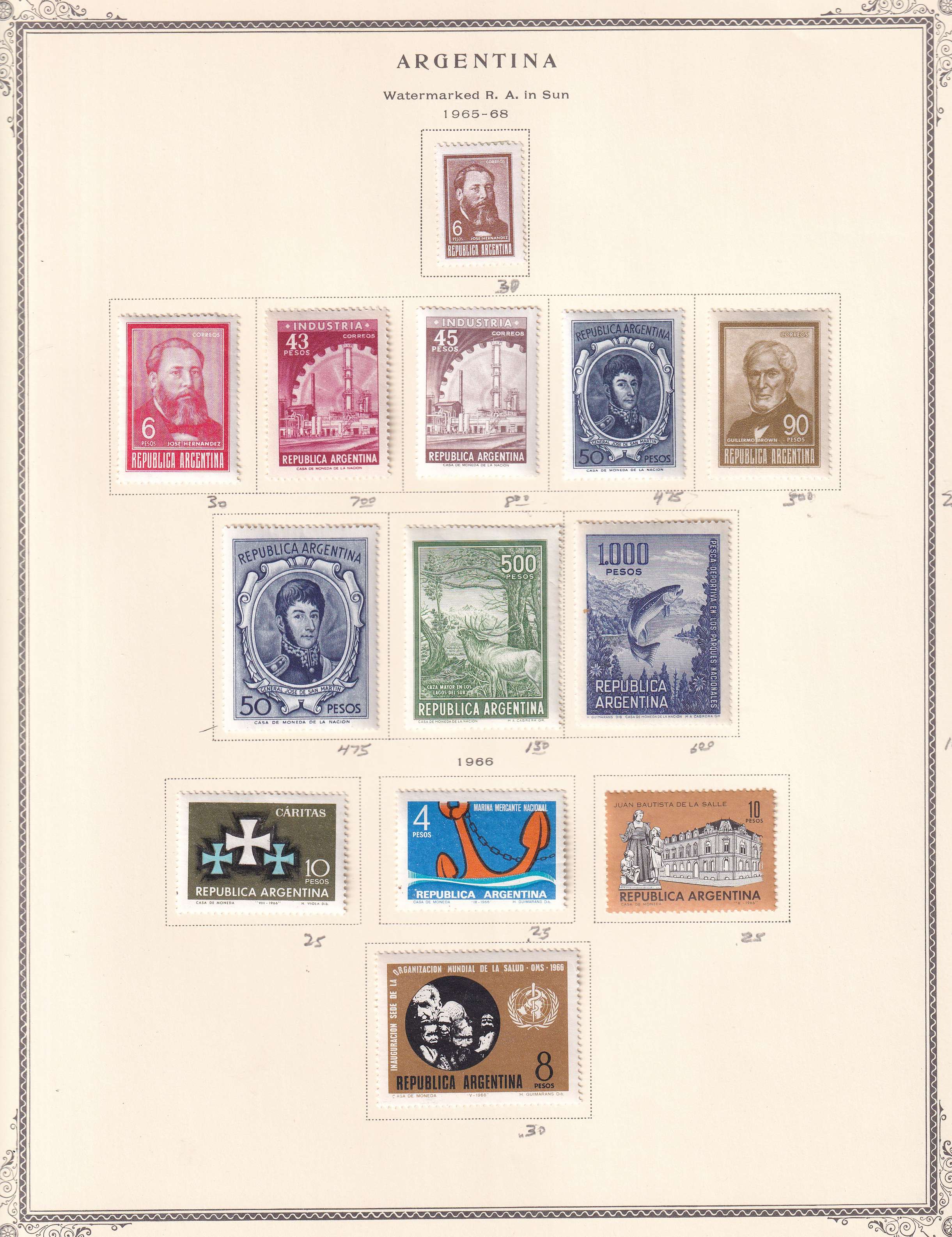 Argentina — Better collection on 85 Scott album pages with ordinary, semipostal, air post & official…