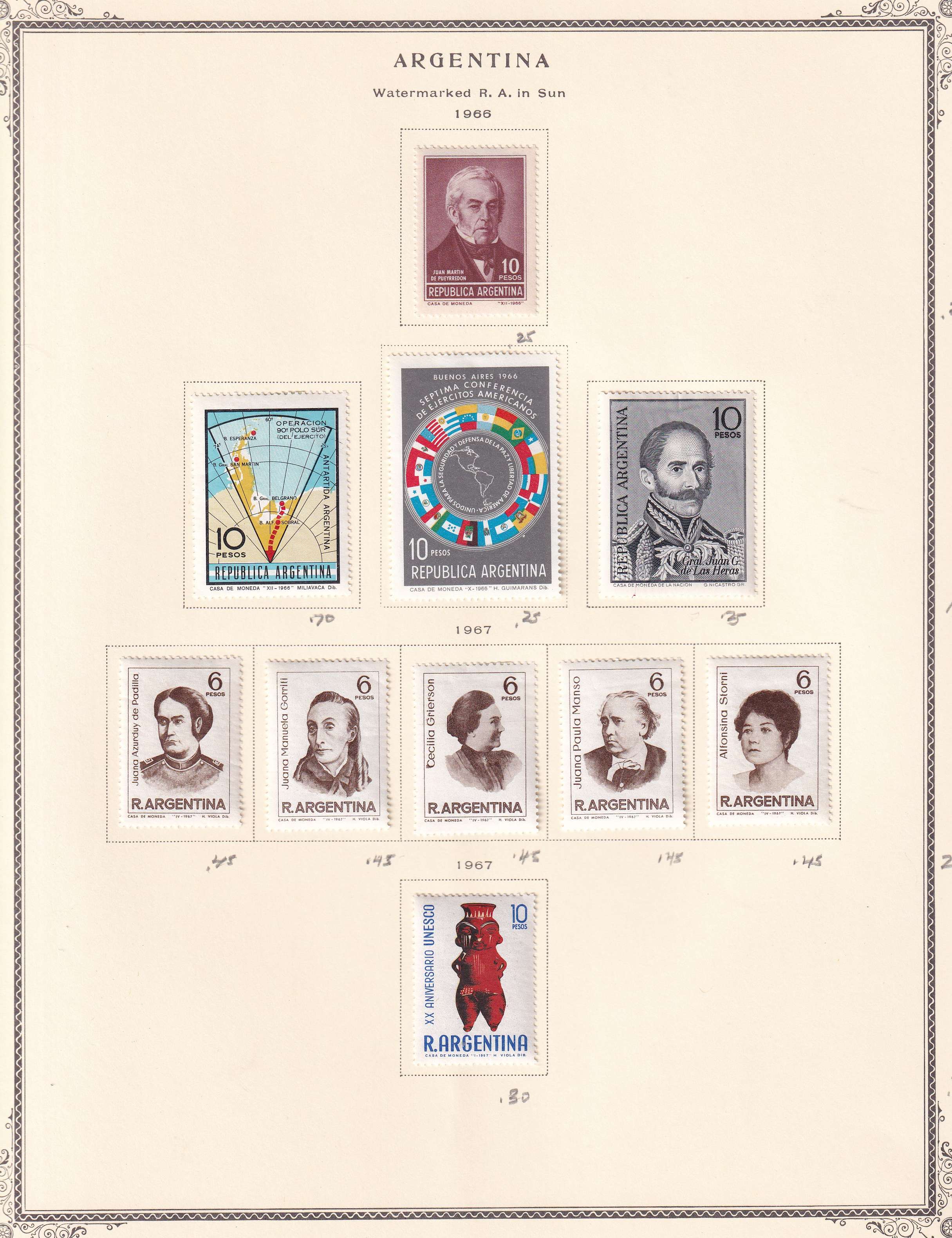 Argentina — Better collection on 85 Scott album pages with ordinary, semipostal, air post & official…
